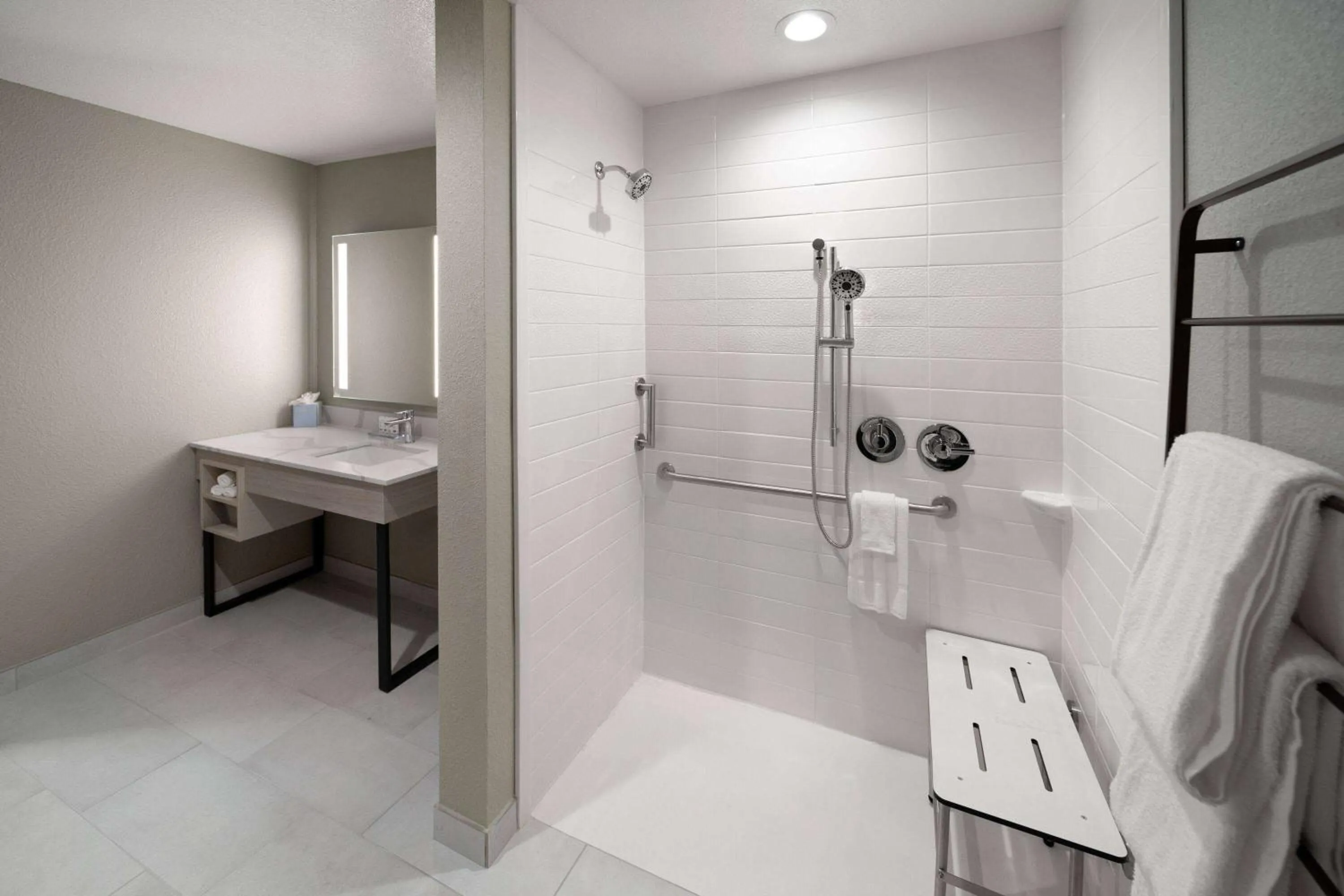 Shower in Hawthorn Extended Stay by Wyndham DeSoto