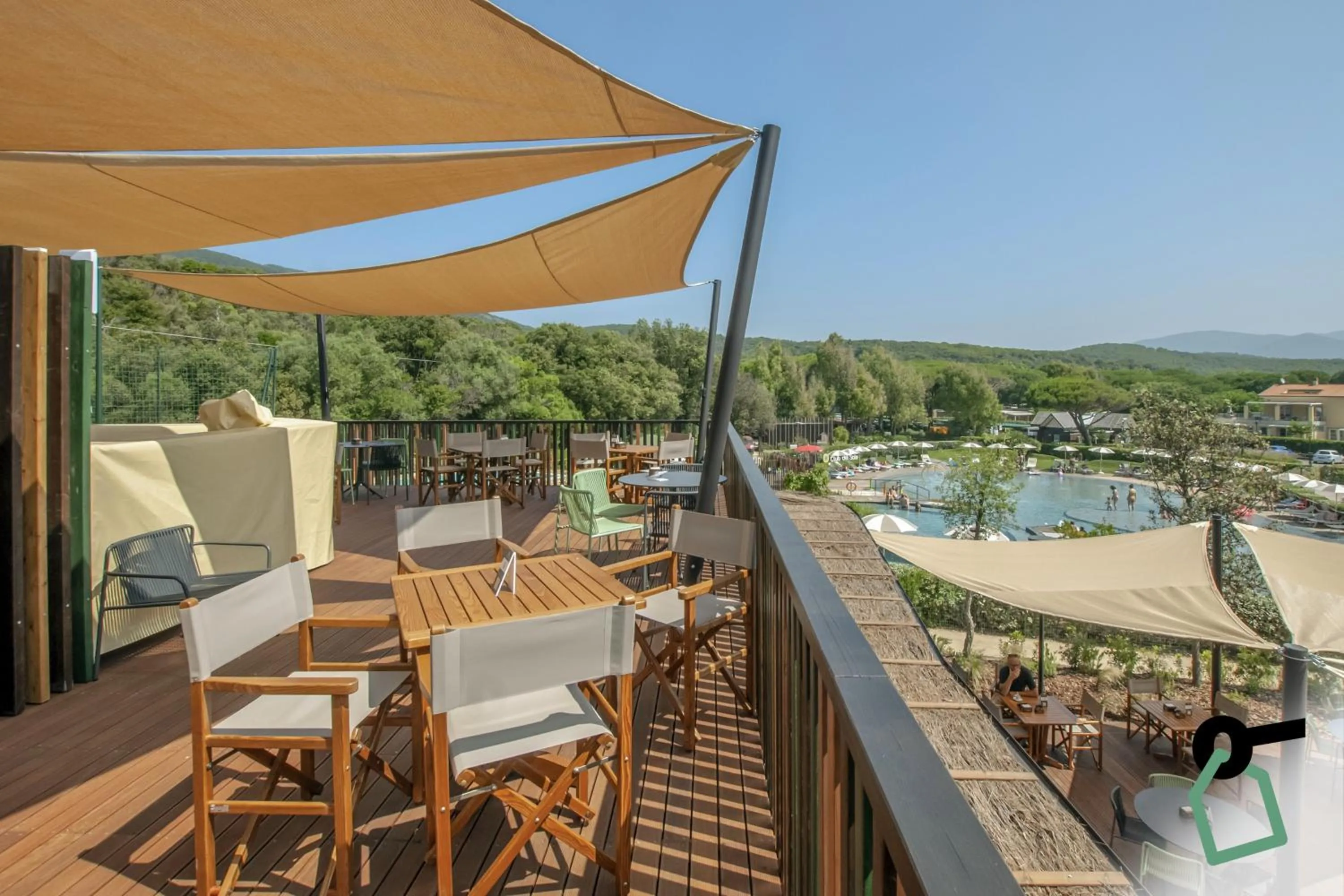 Balcony/Terrace in HOTIDAY Lodge Castiglione