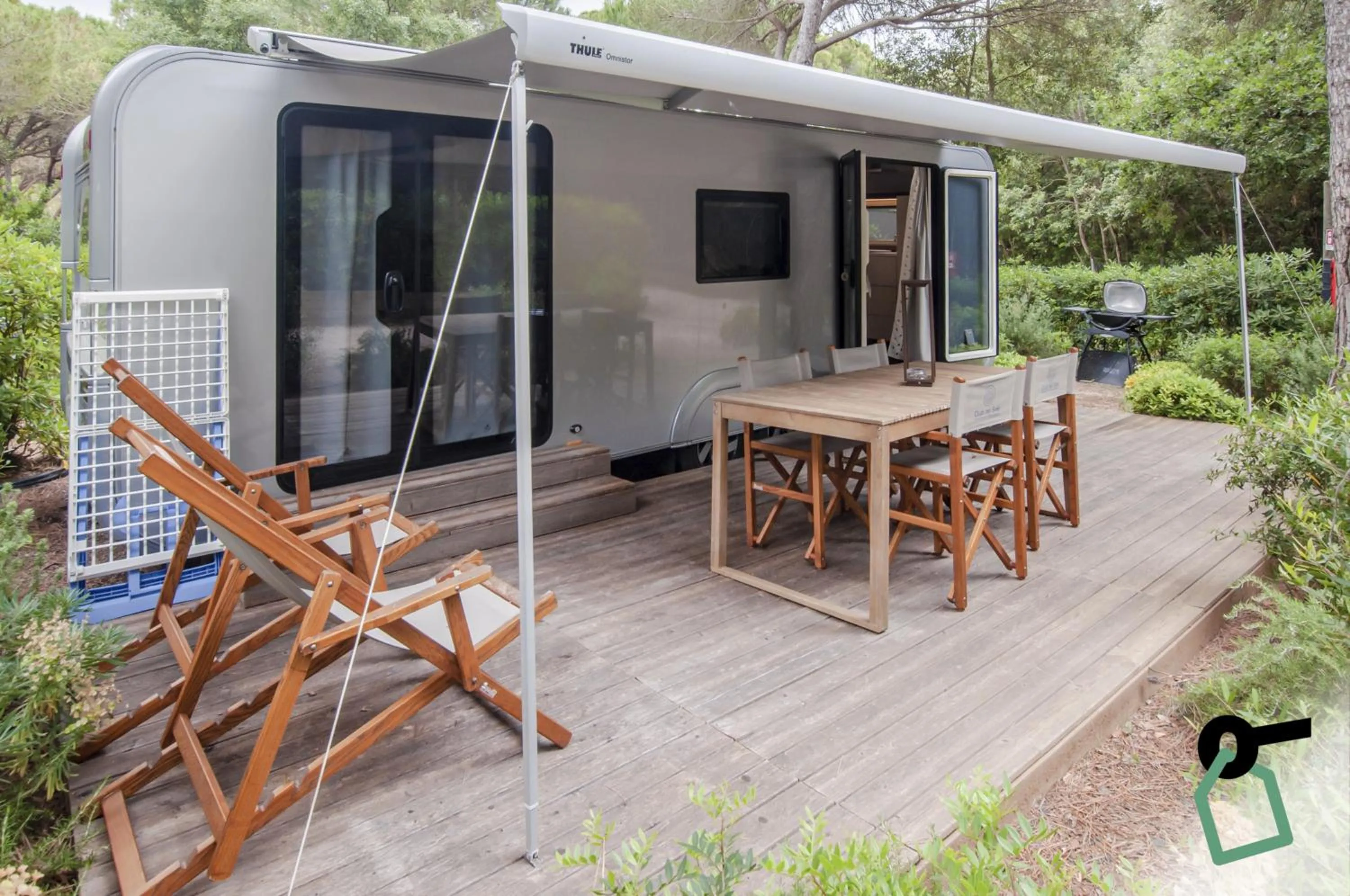Patio in HOTIDAY Lodge Castiglione