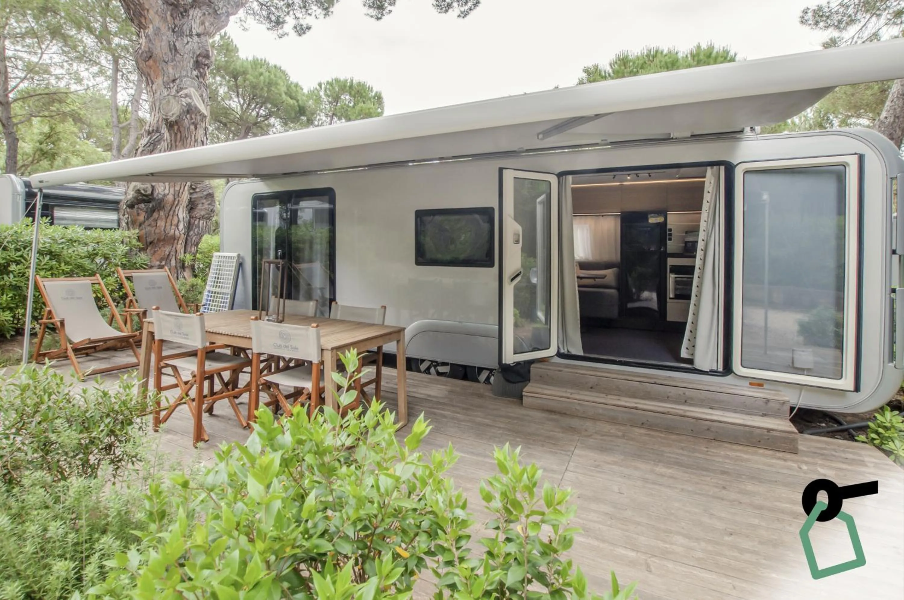 Patio in HOTIDAY Lodge Castiglione