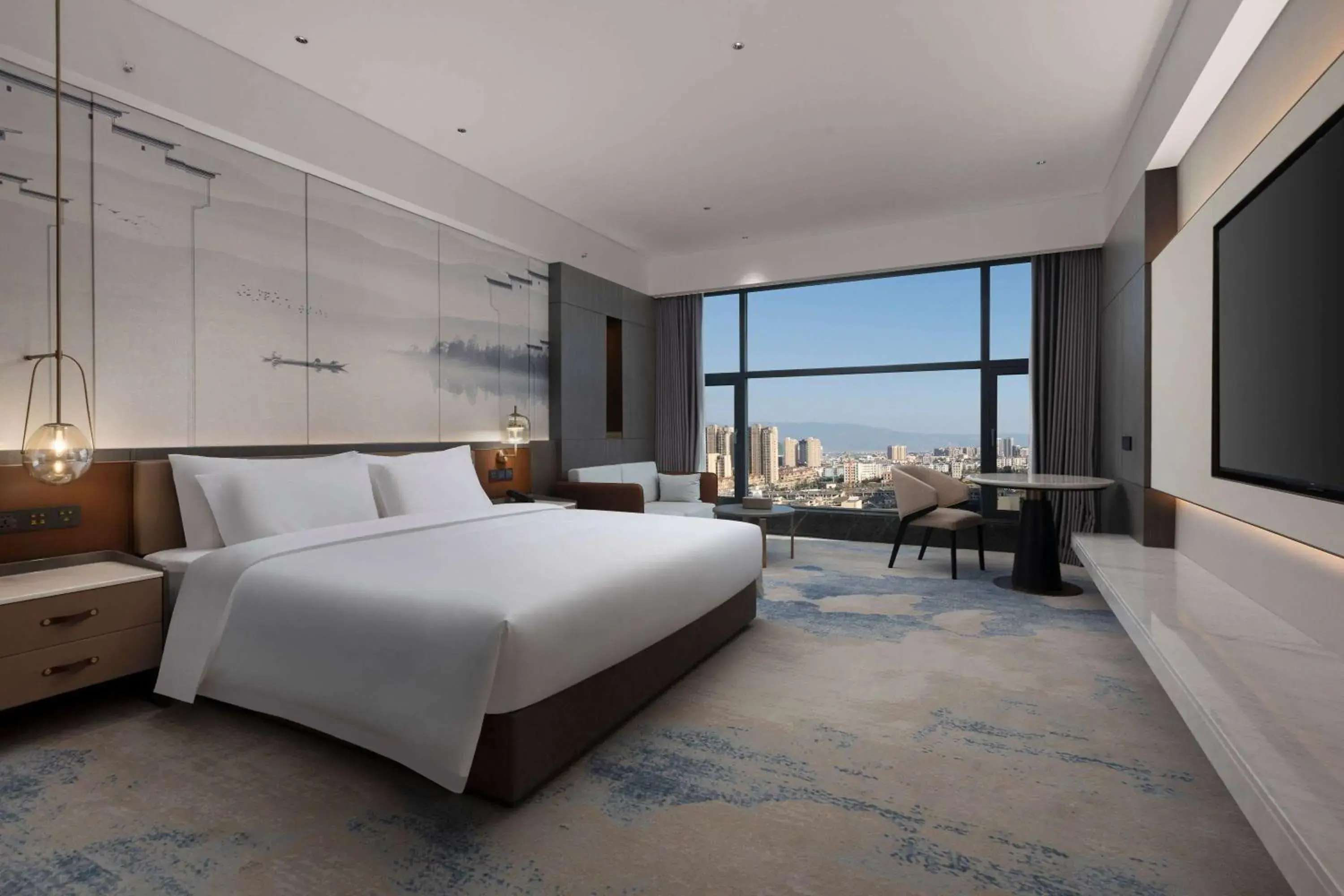 Executive King Room in Wyndham Qujing Luliang Executive King Room in Wyndham Qujing Luliang