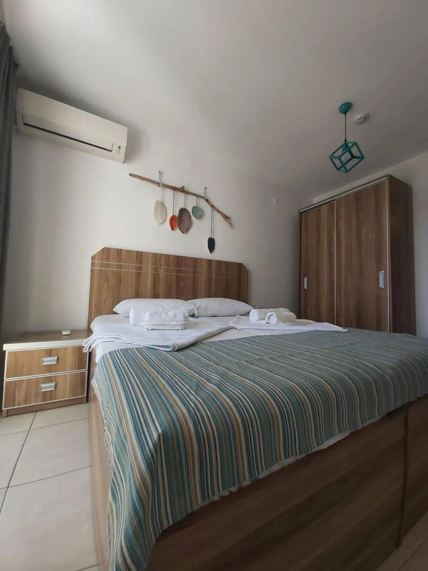 Bed in Foça Mint Hotel