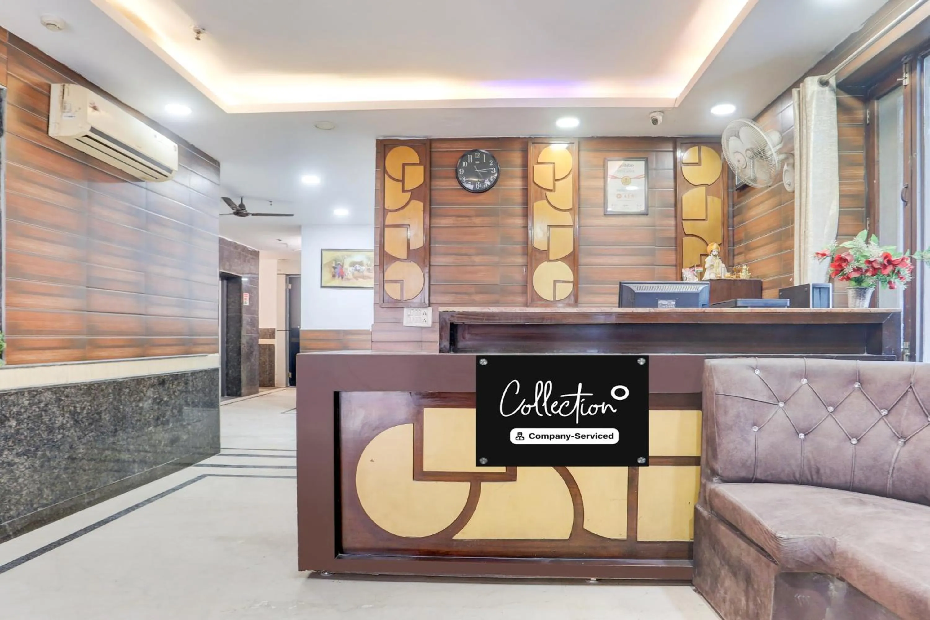 Lobby or reception in Super Collection O Mahipalpur Near Airport Formerly Jindal Palace
