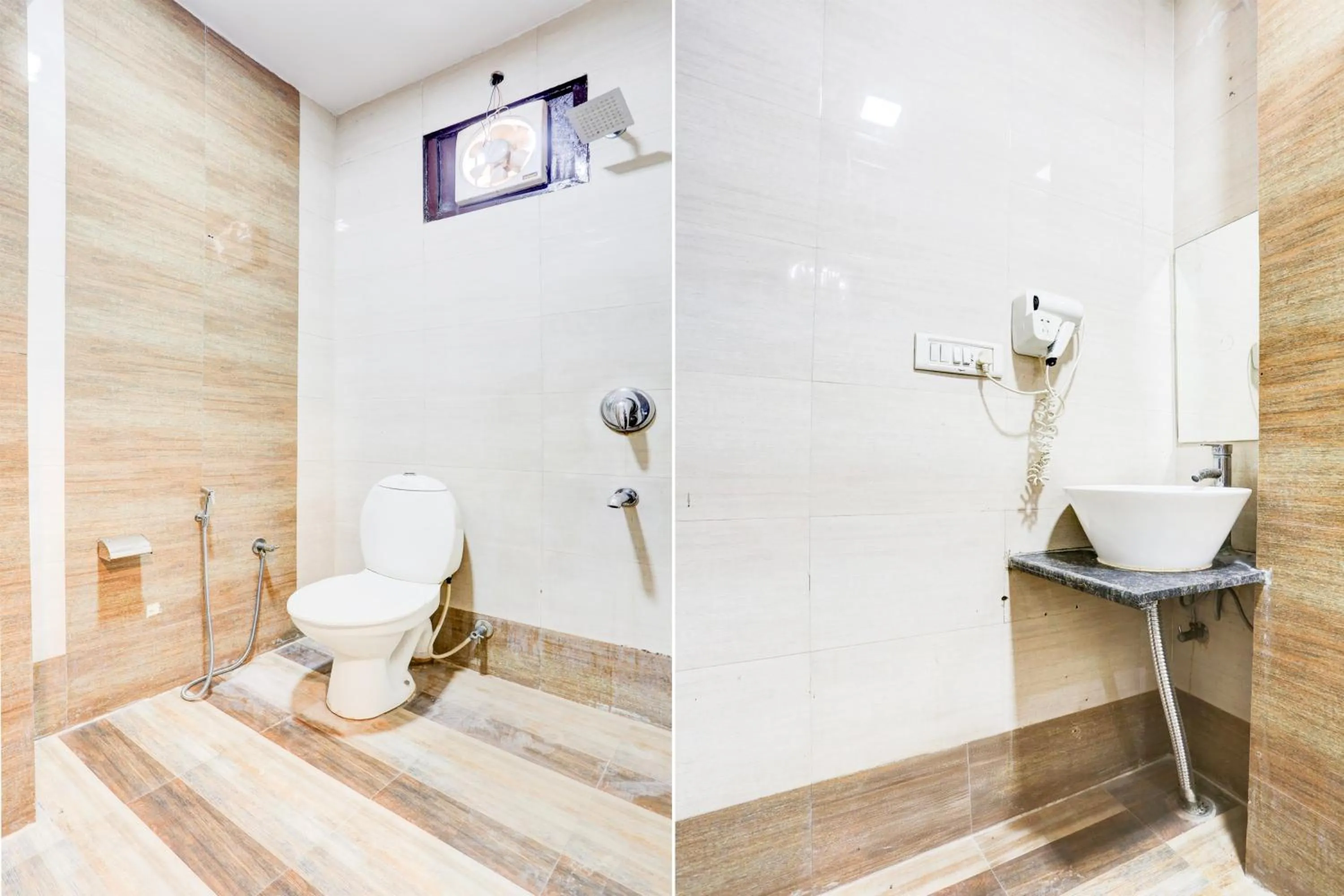 Bathroom in Super Collection O Mahipalpur Near Airport Formerly Jindal Palace