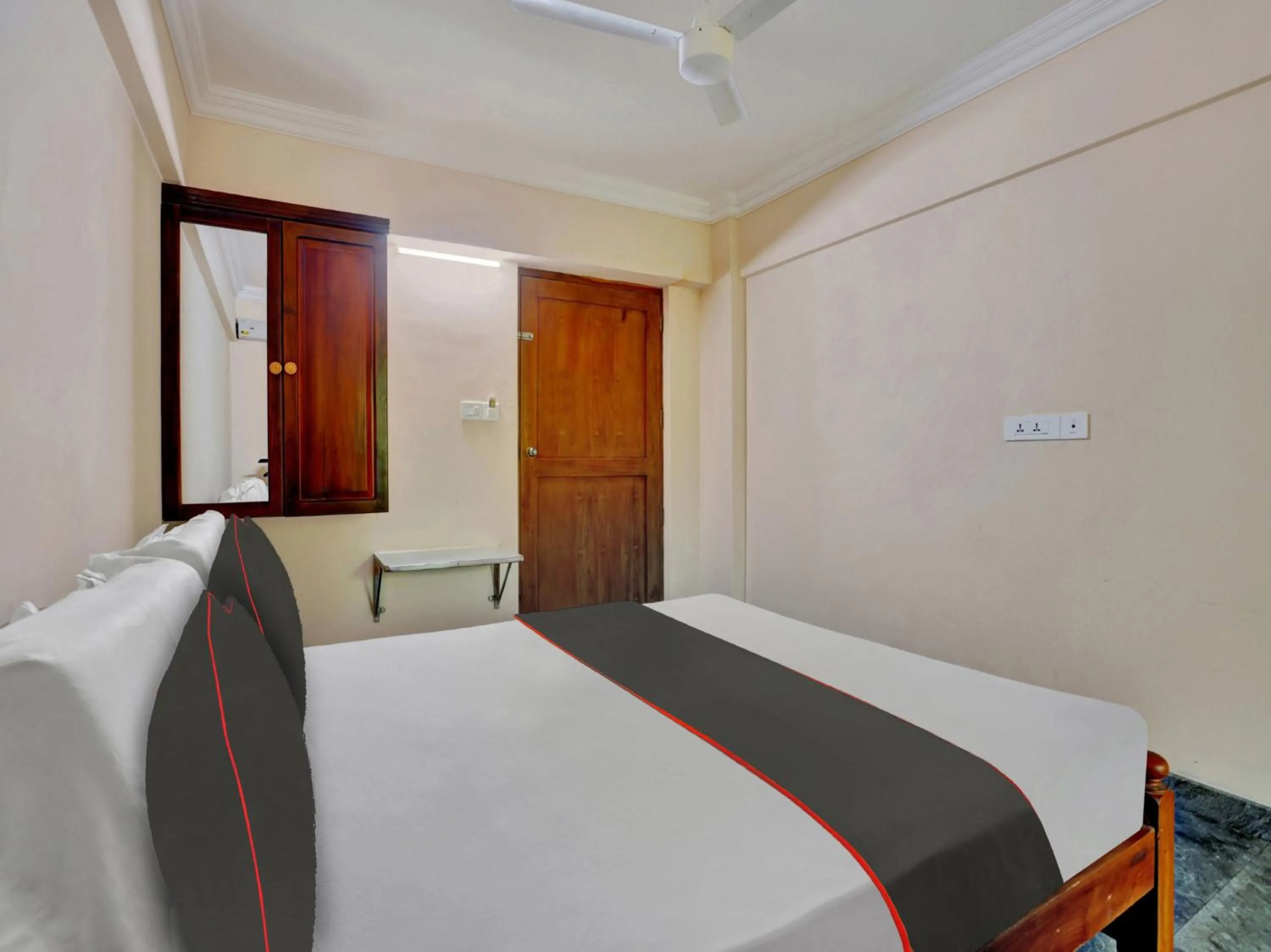 Bed in Family Castle Hotel