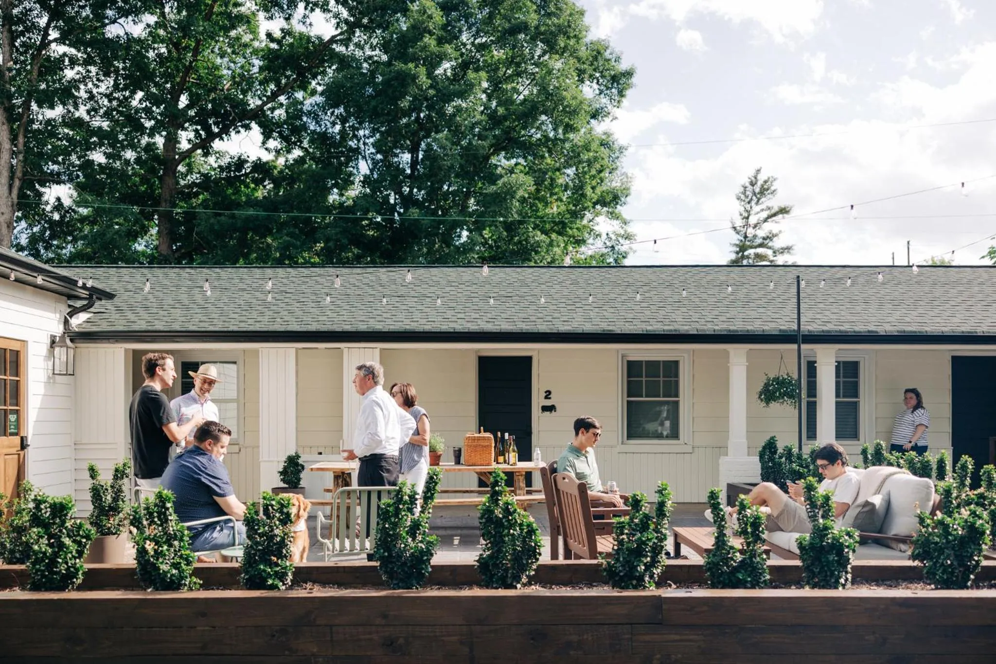Patio in Rochambeau Roadside Inn