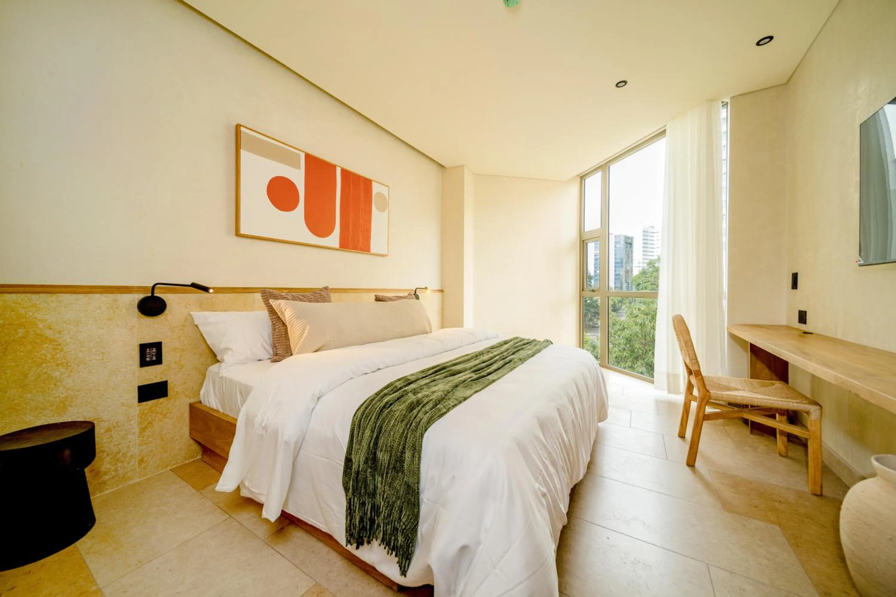 City view, Bed in Moabi Hotel