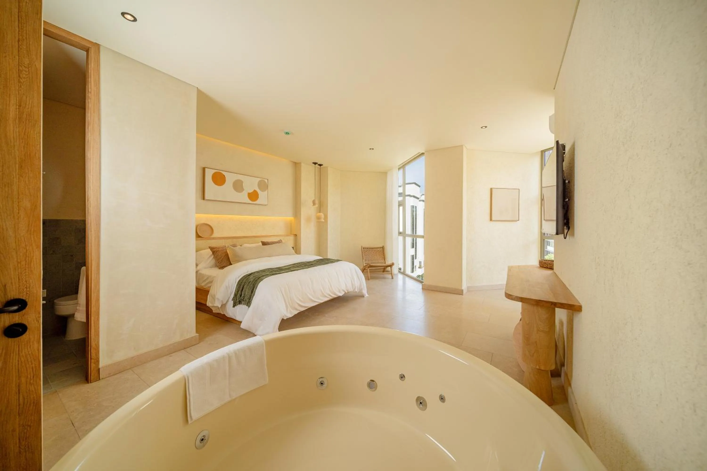 Photo of the whole room, Bed in Moabi Hotel