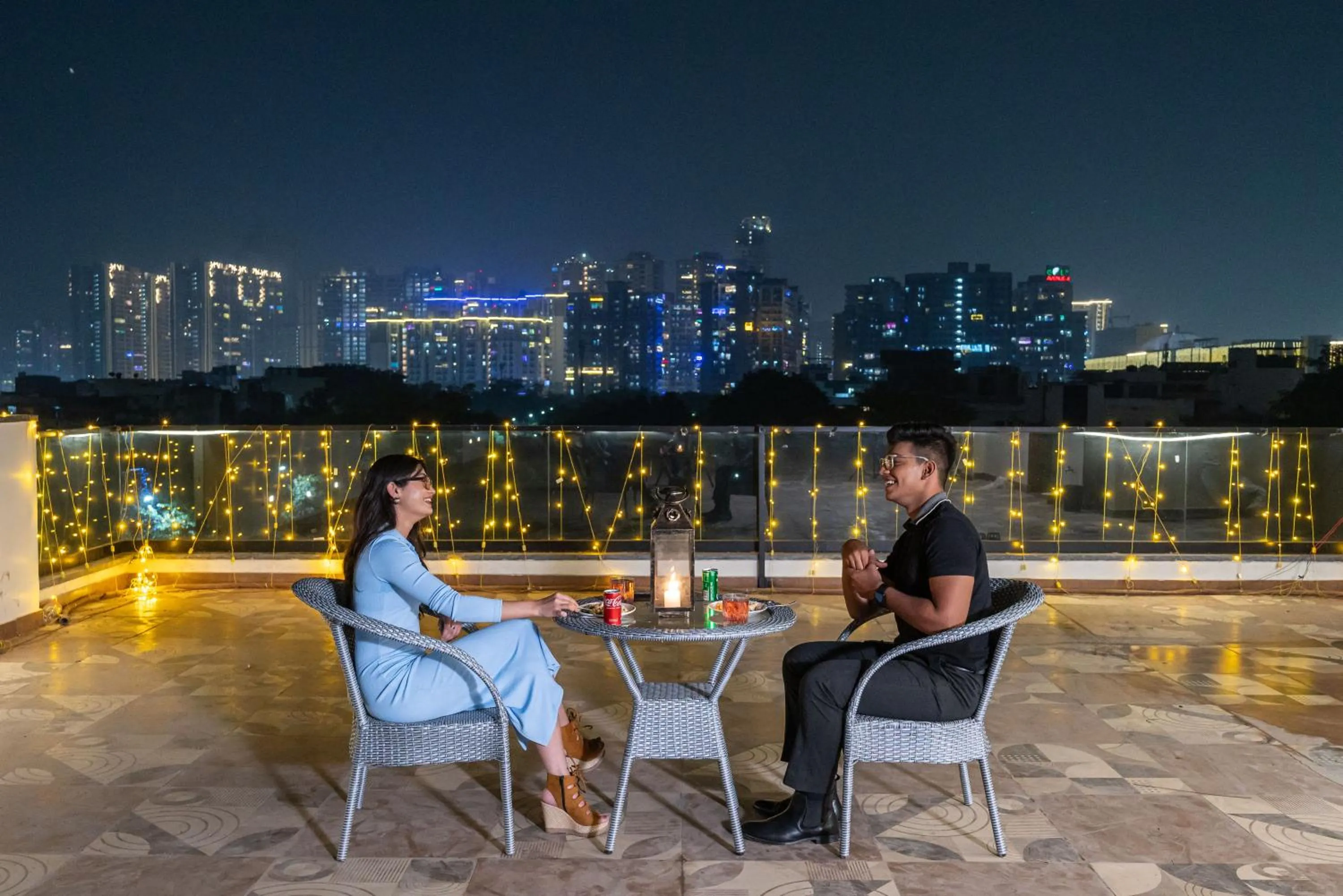 Property building in Lime Tree Hotel & One Bed Room Serviced Apartment Nearby Noida Sector 50 Metro & Medanta Hospital with Party Venue