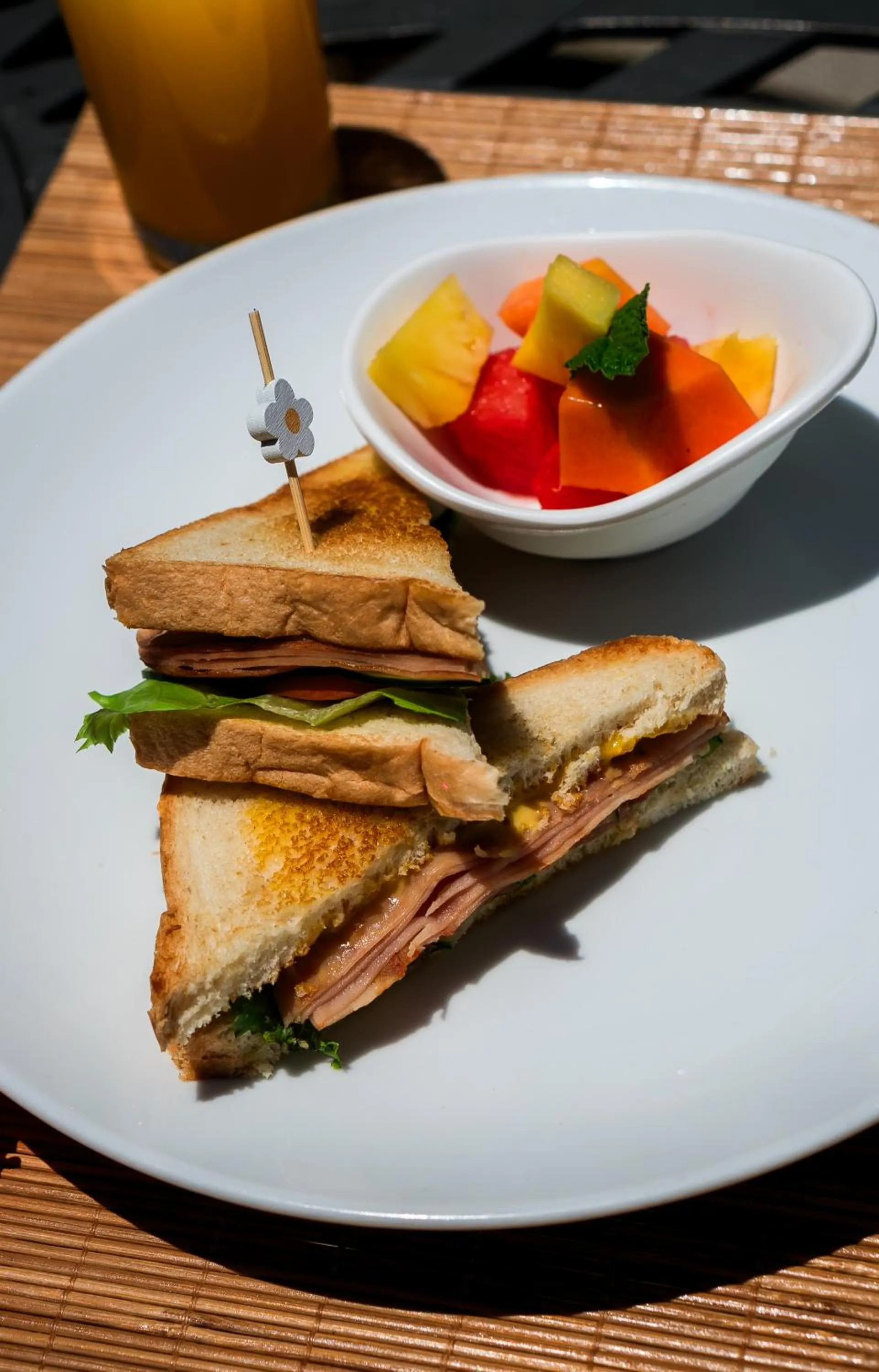 Food in Bungalows Beachfront Hotel