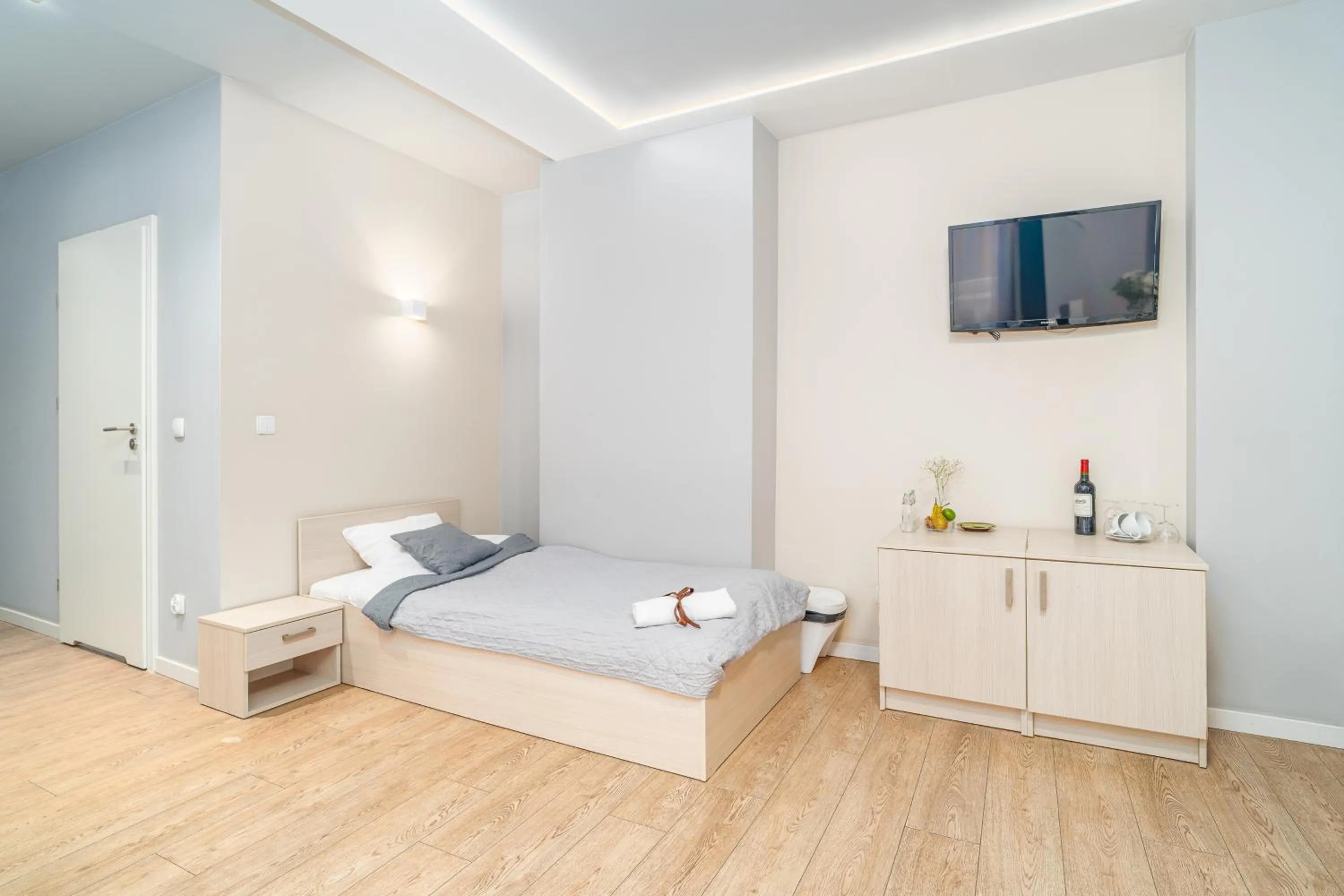 Bed in Apartamenty Platinia - komfortowe noclegi Kraków Stare Miasto