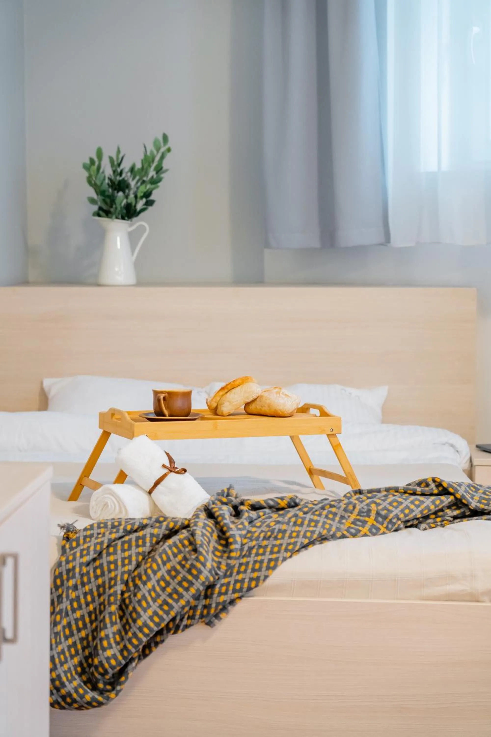 Bed in Apartamenty Platinia - komfortowe noclegi Kraków Stare Miasto