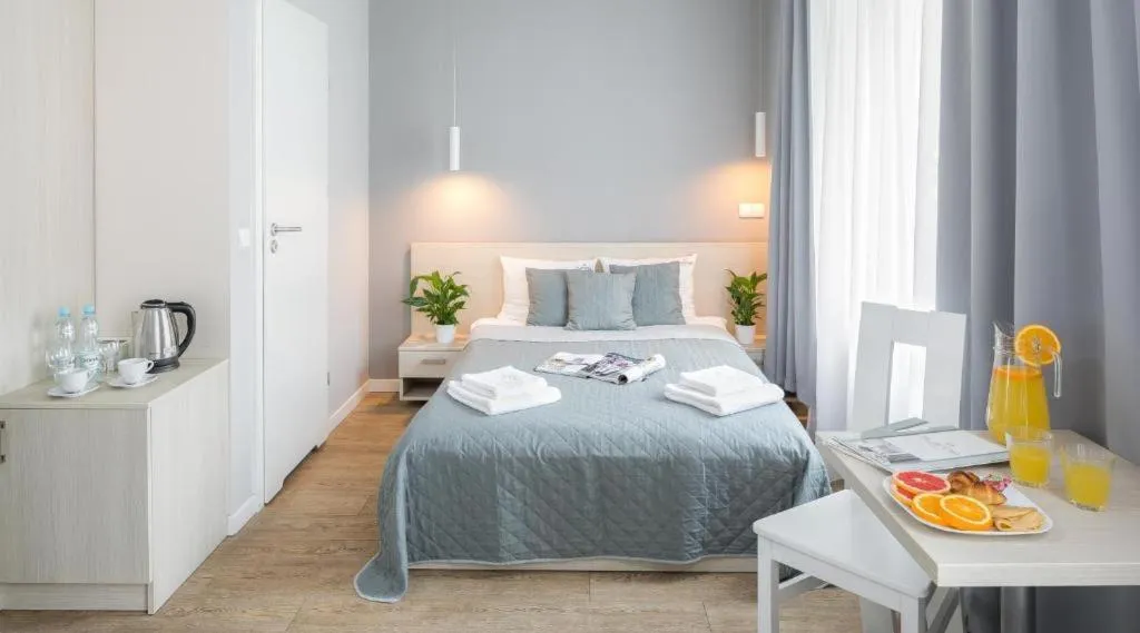 Bed in Apartamenty Platinia - komfortowe noclegi Kraków Stare Miasto