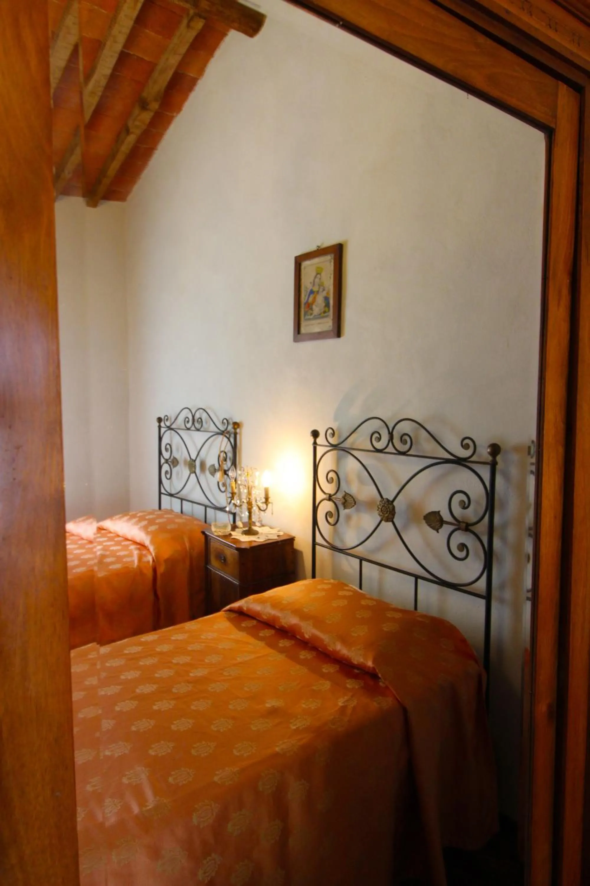 Bedroom, Bed in Villa Cecilia