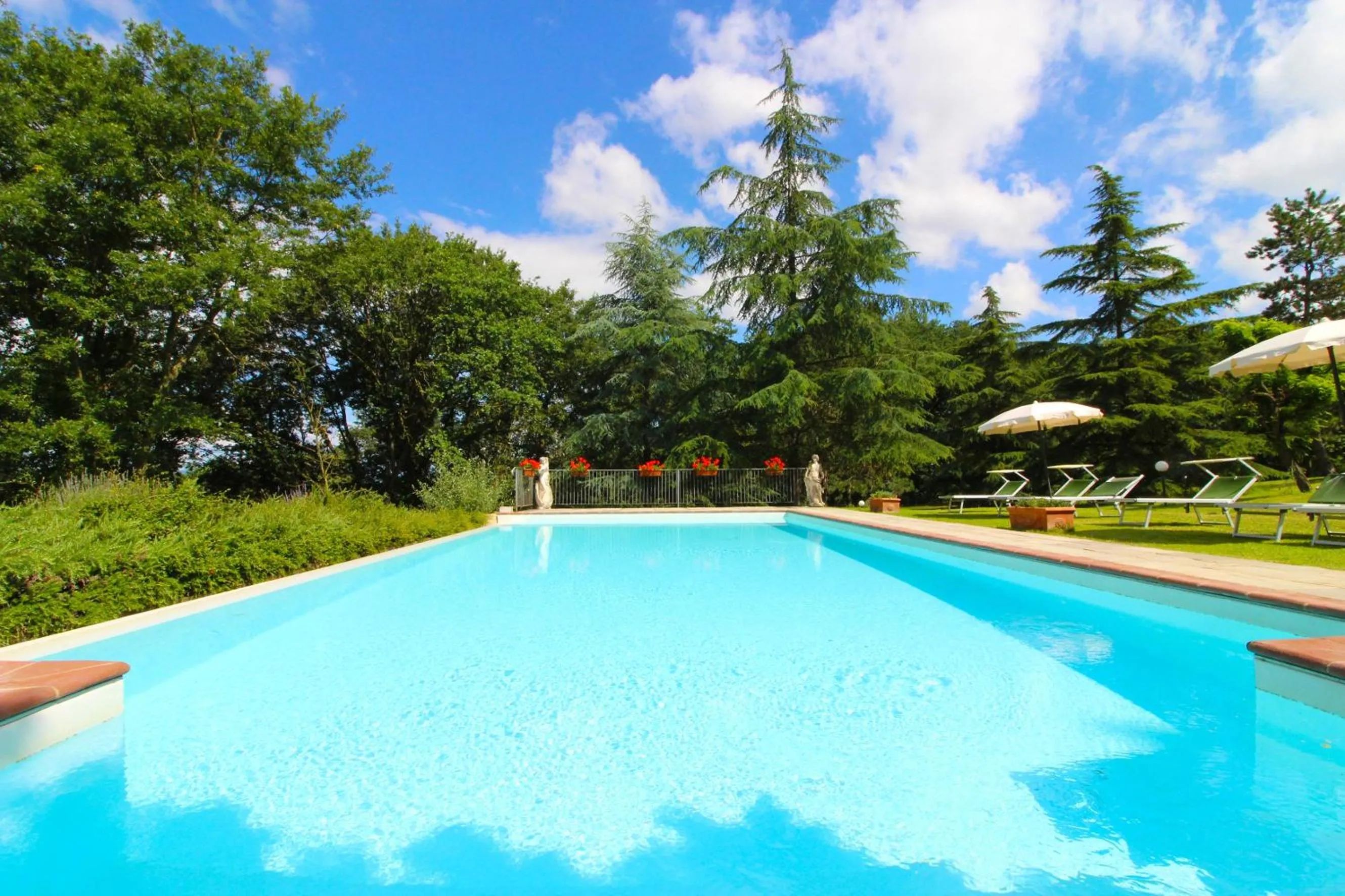Garden view in Villa Cecilia