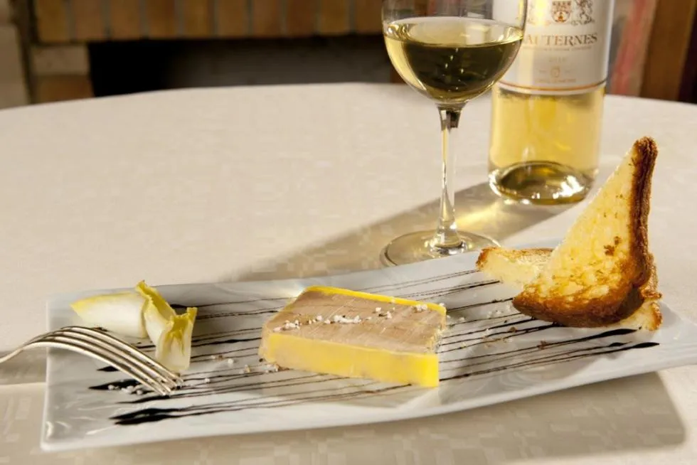 Food close-up in Logis Le Cheval Rouge