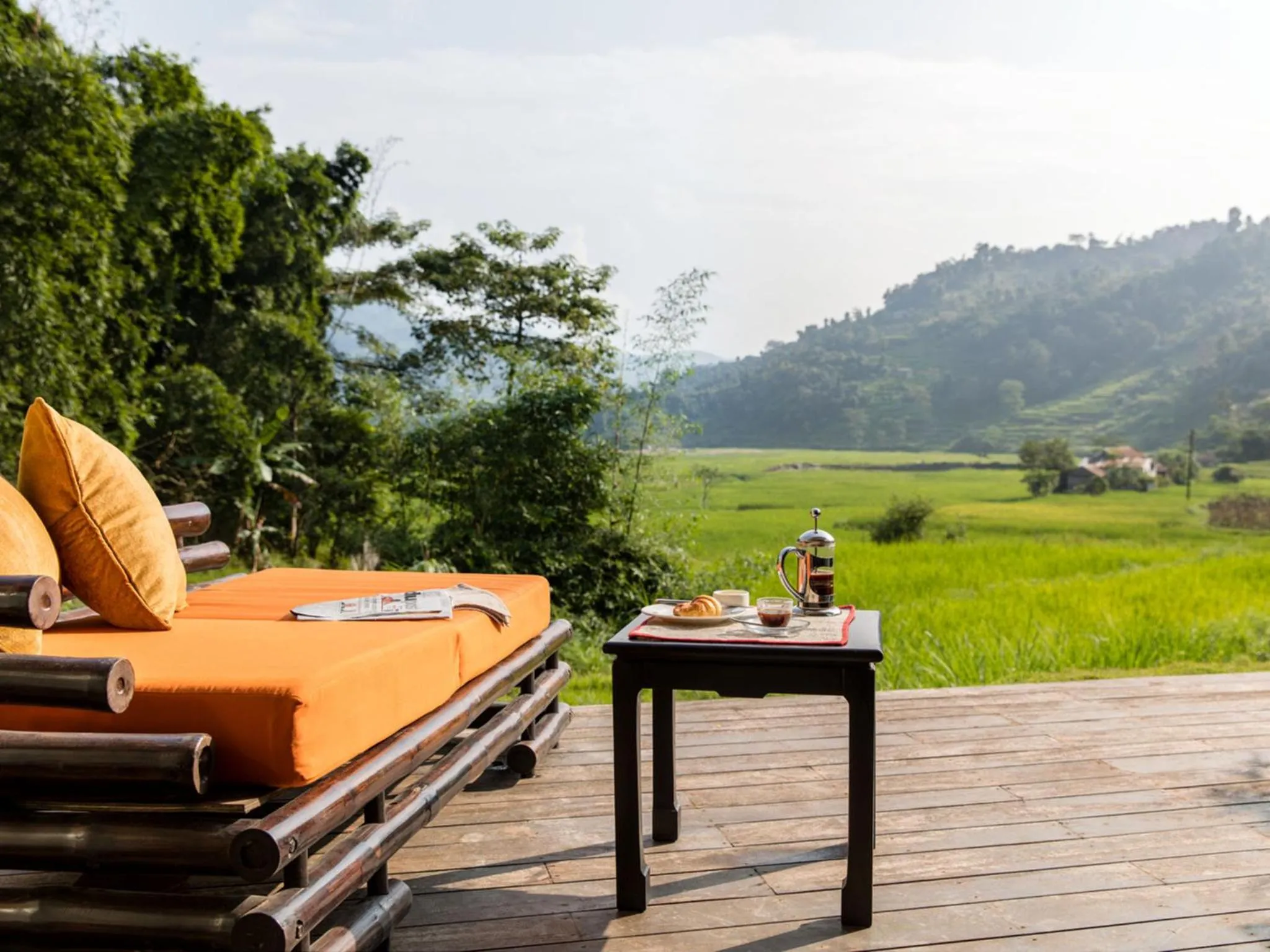Balcony/Terrace in The Pavilions Himalayas The Farm