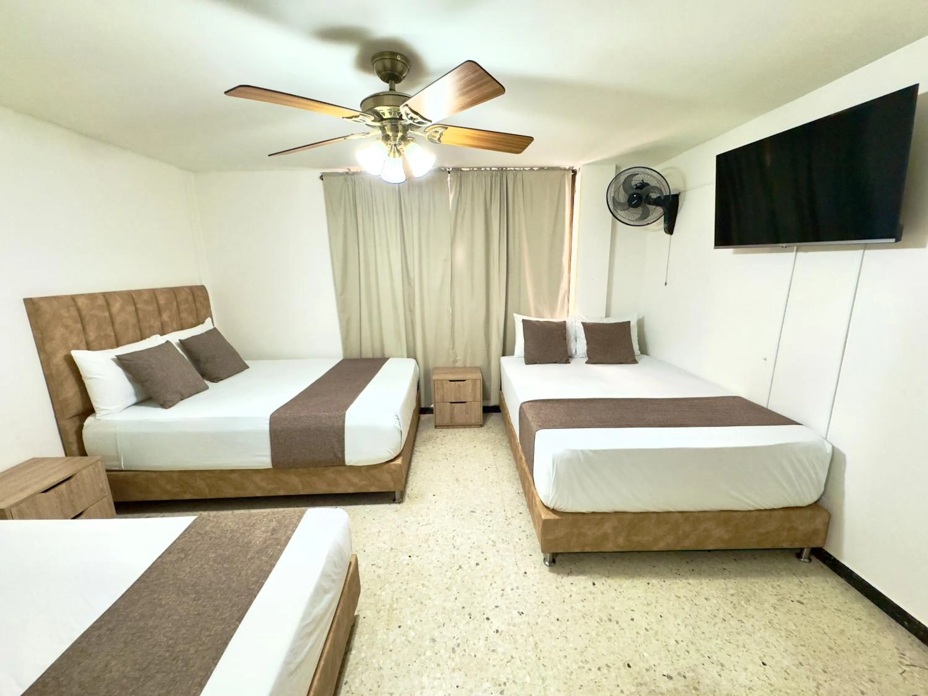 Bed in Hotel Pereira Central