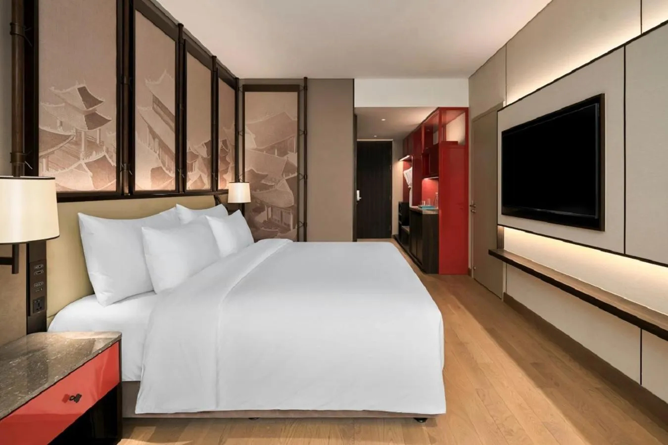 Bed in Dusit Le Palais Tu Hoa Hanoi