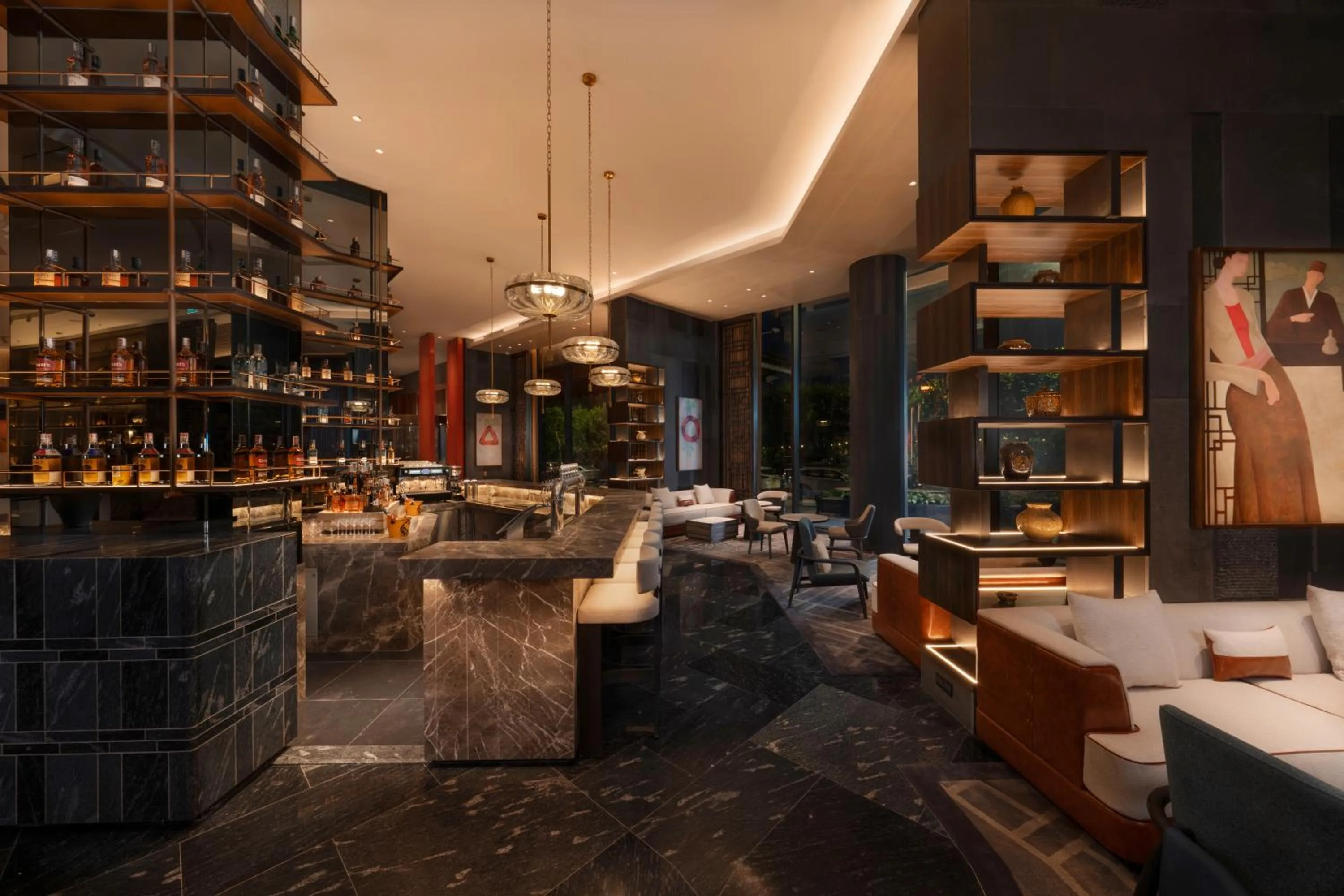 Lounge or bar in Dusit Le Palais Tu Hoa Hanoi