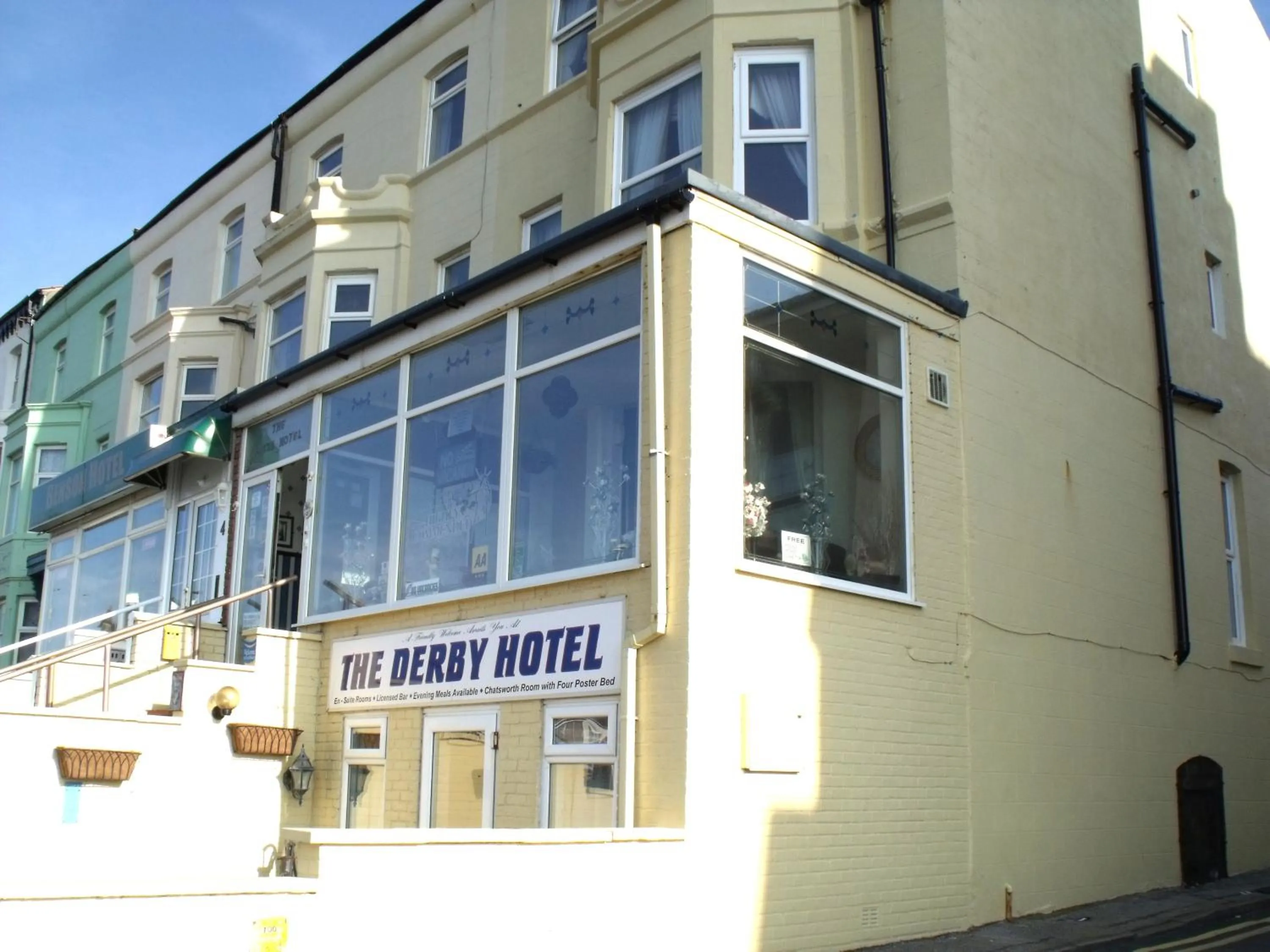 Facade/entrance in The Derby Hotel