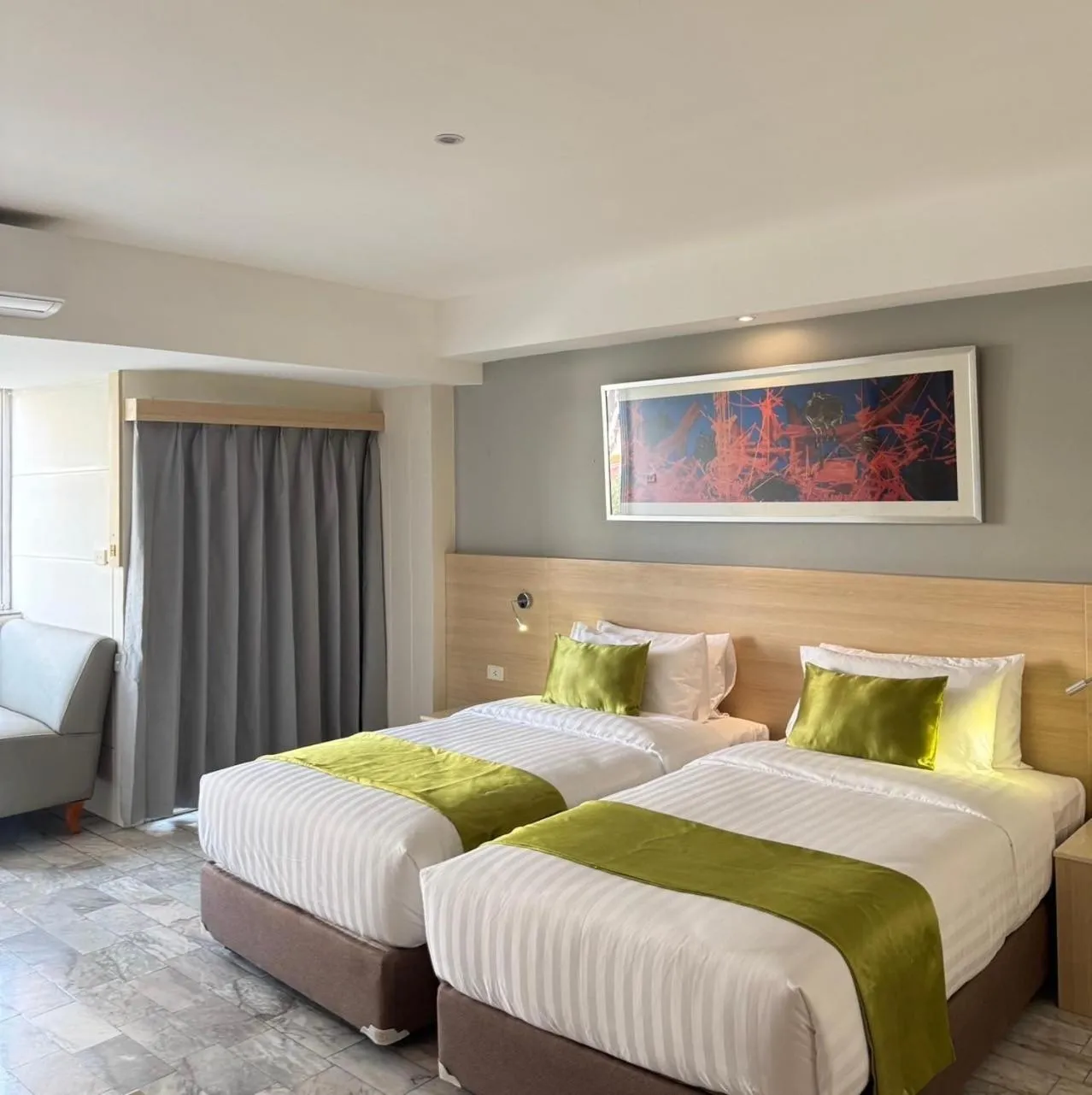 Bed in iCheck inn Thapra