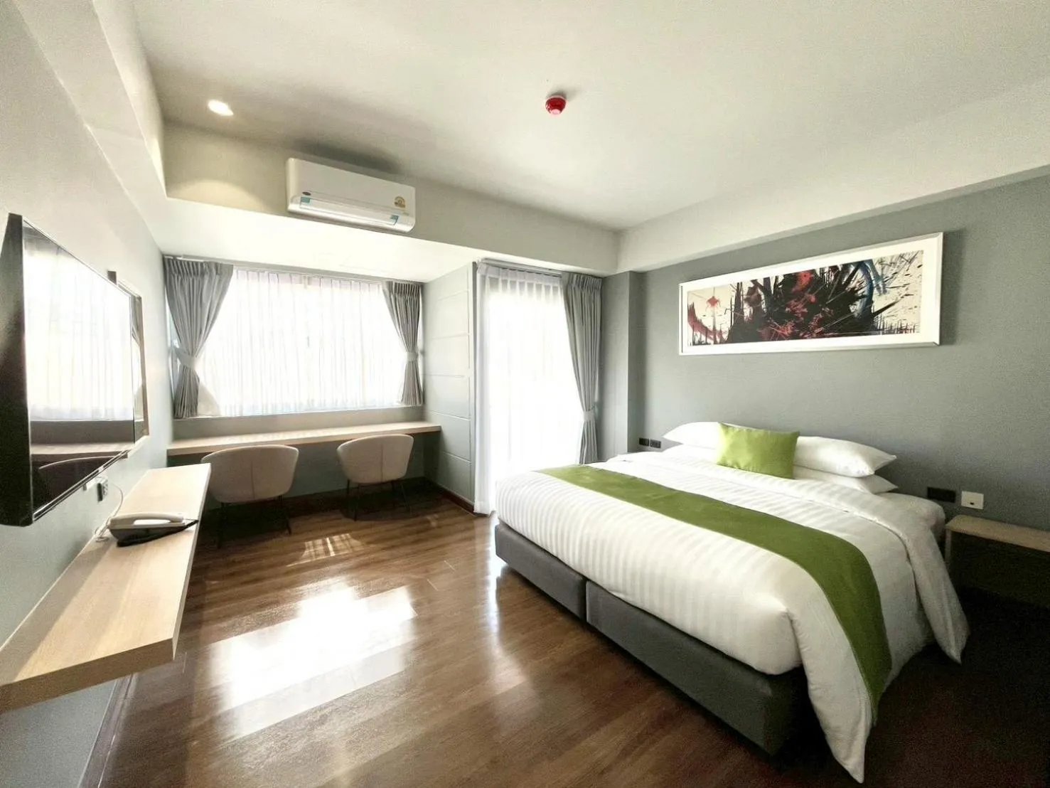 Bed in iCheck inn Thapra