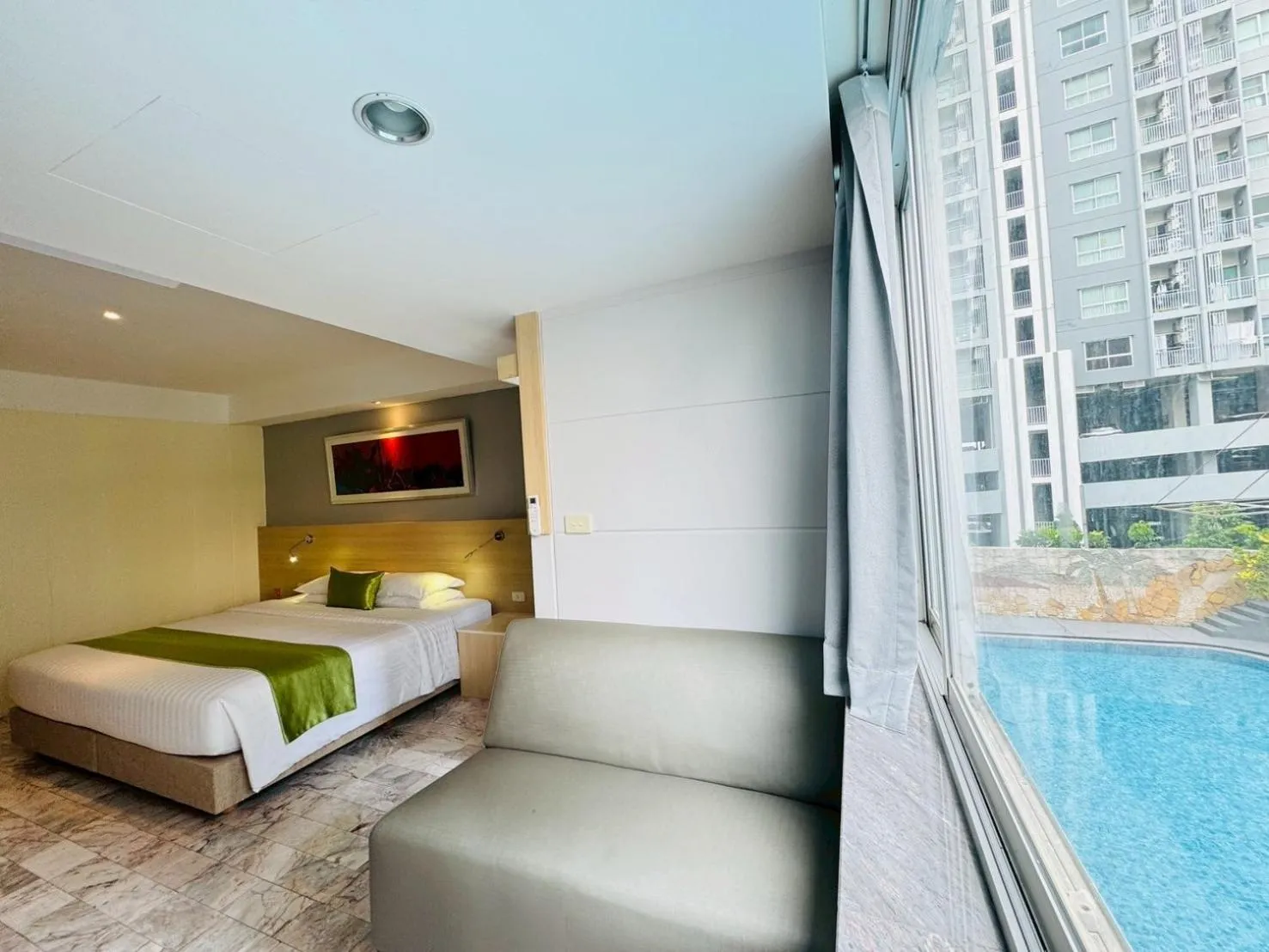 Bed in iCheck inn Thapra