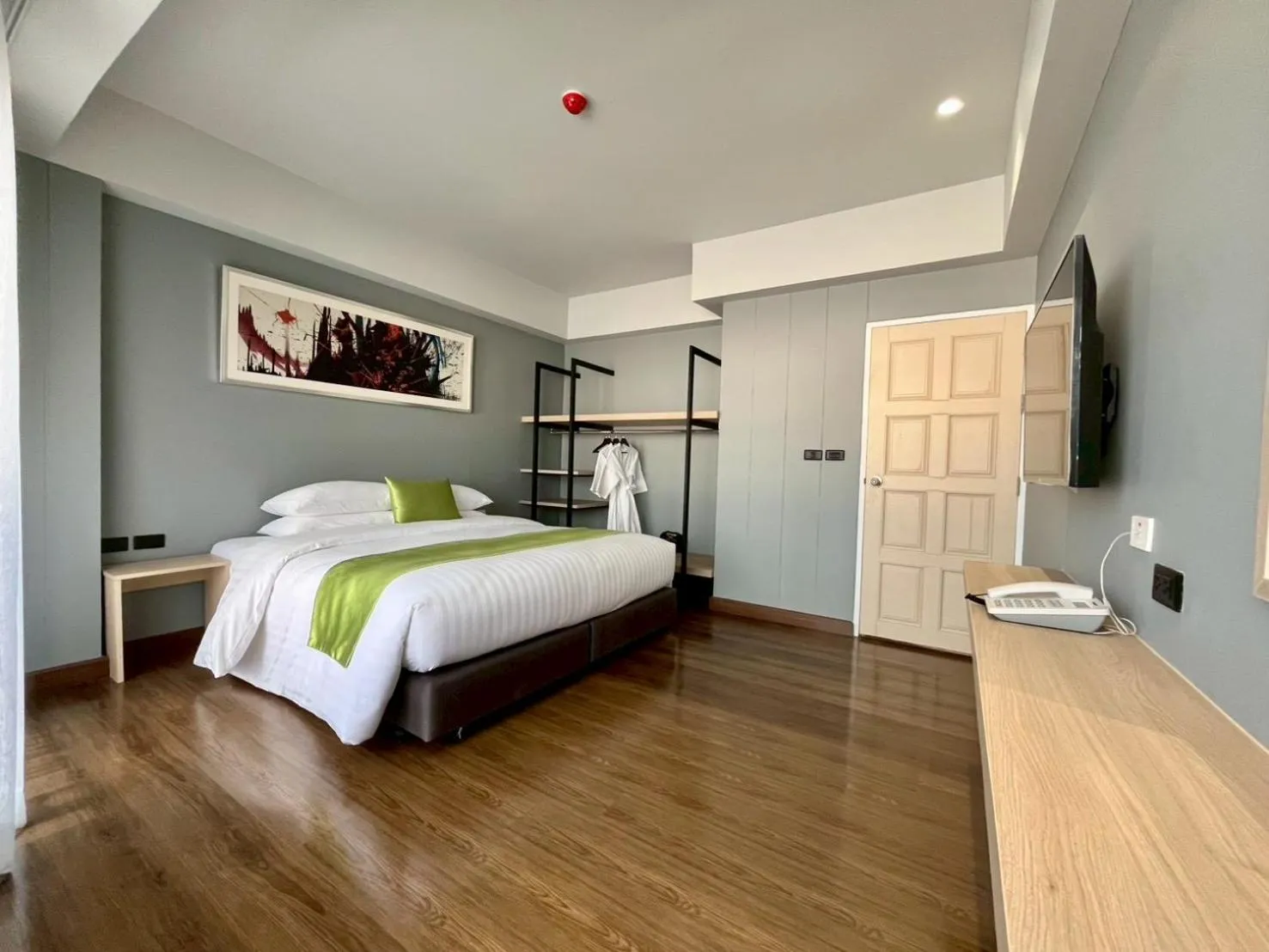 Bed in iCheck inn Thapra