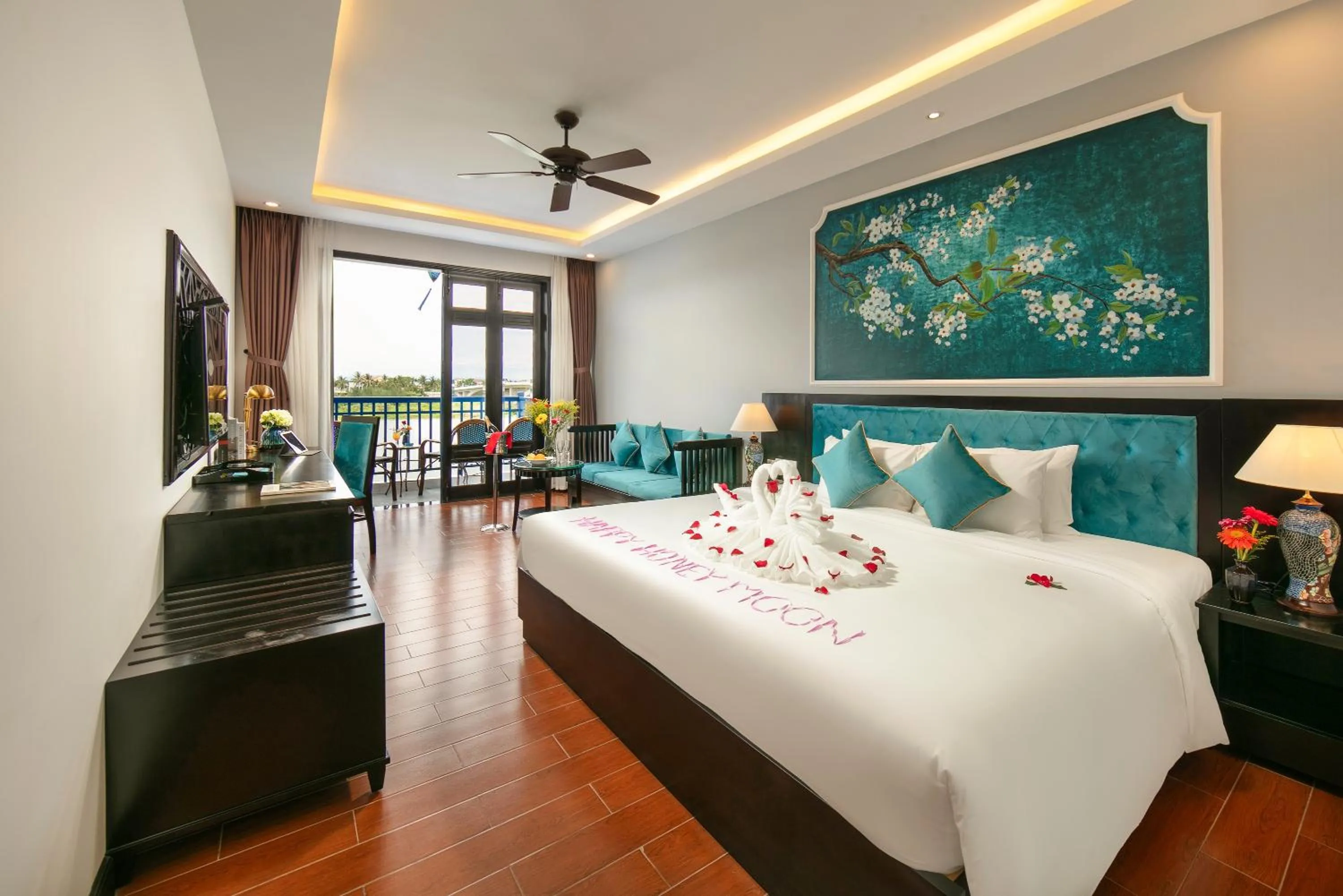 Bedroom, Bed in Silk River Hoi An Hotel & Spa