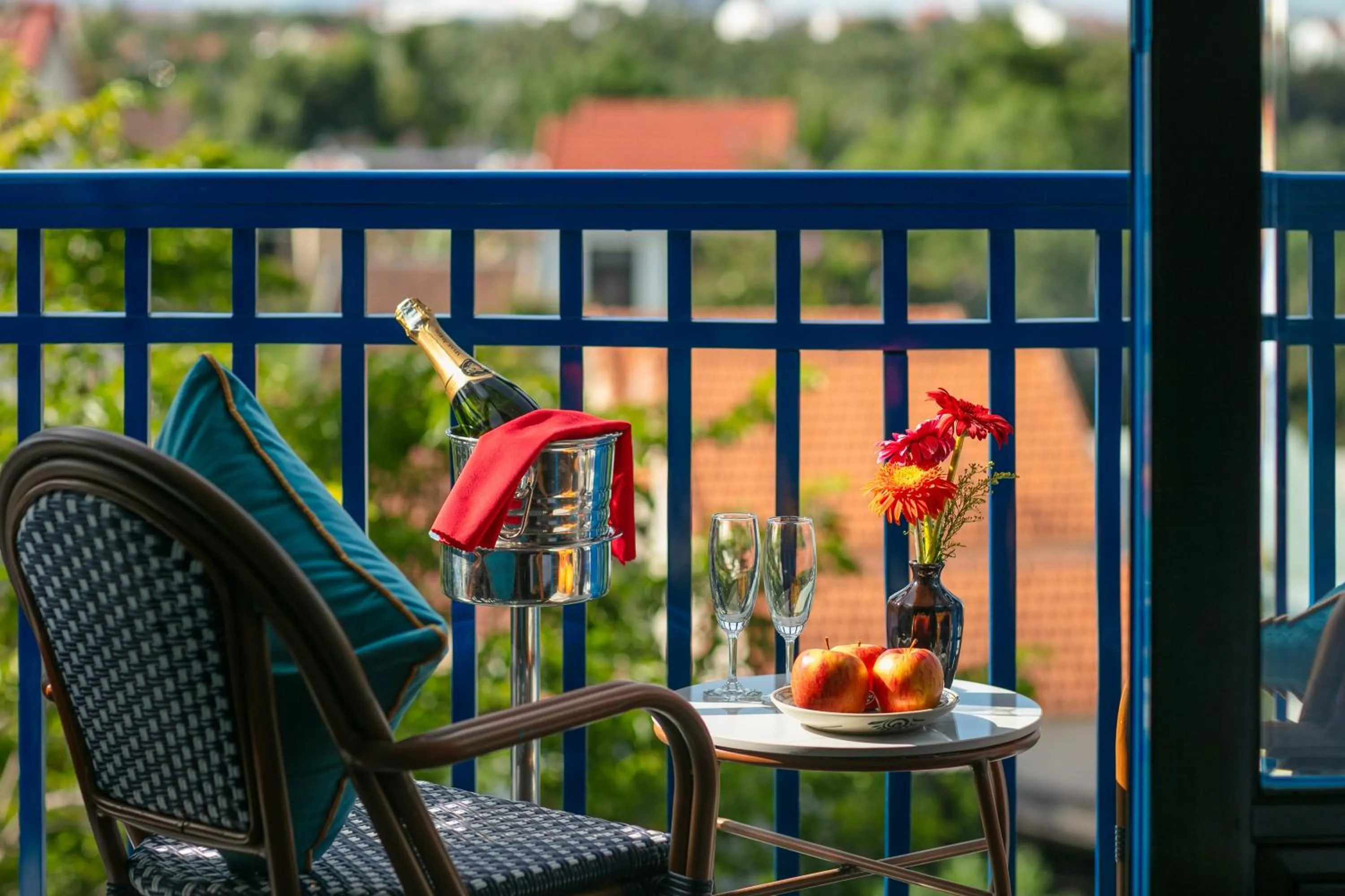 Balcony/Terrace in Silk River Hoi An Hotel & Spa