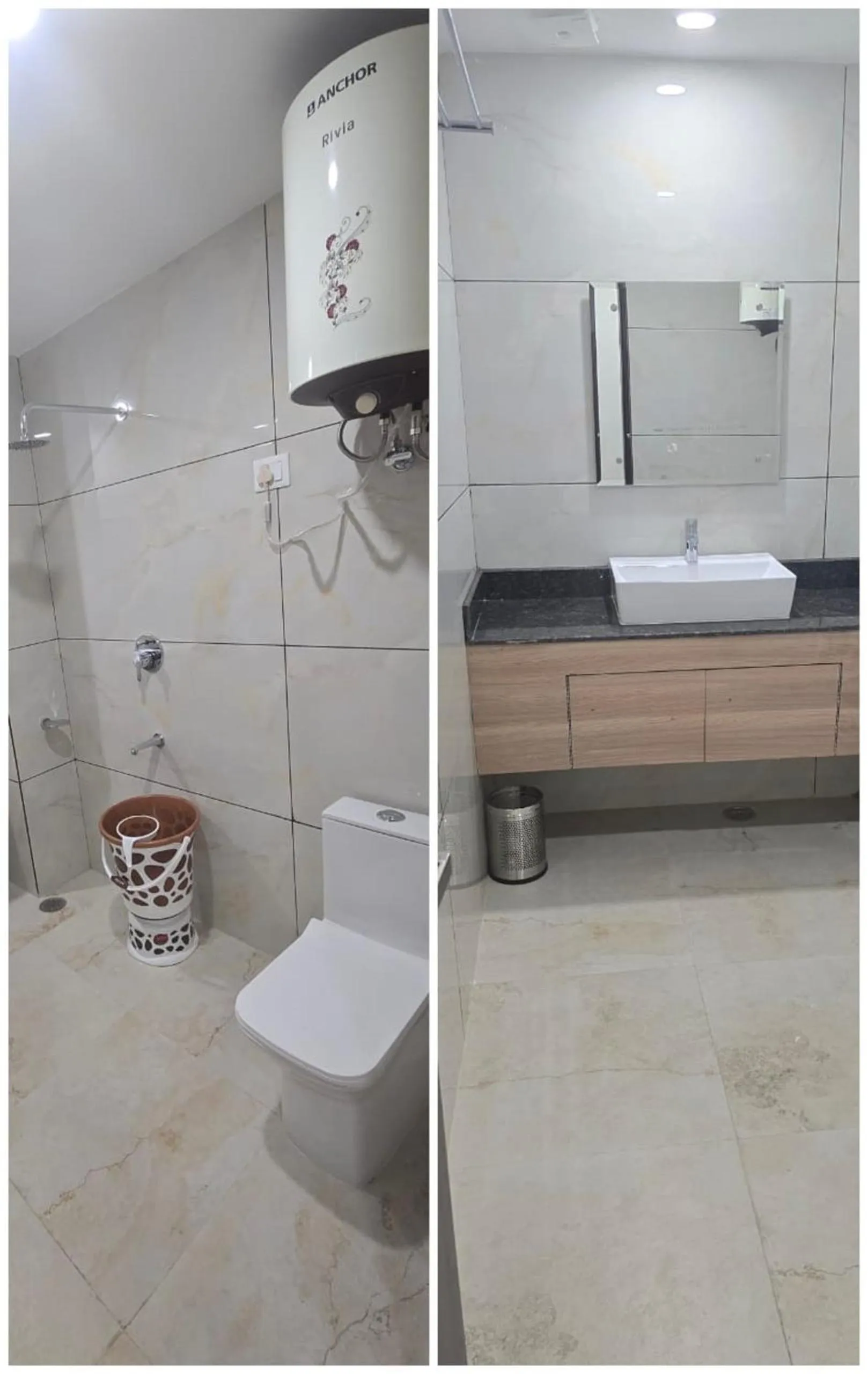 Shower in Hotel The Katra Avenue