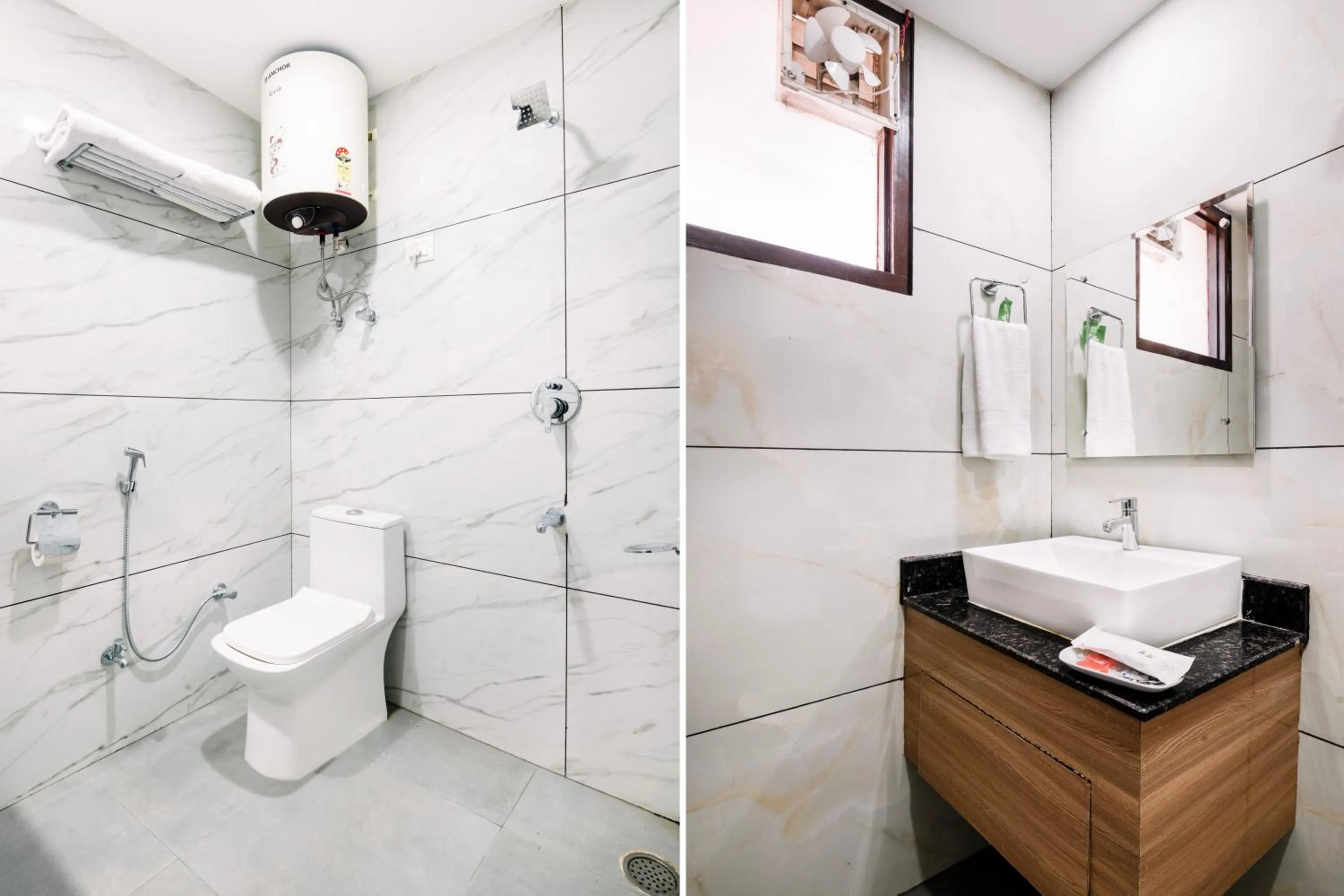 Shower in Hotel The Katra Avenue