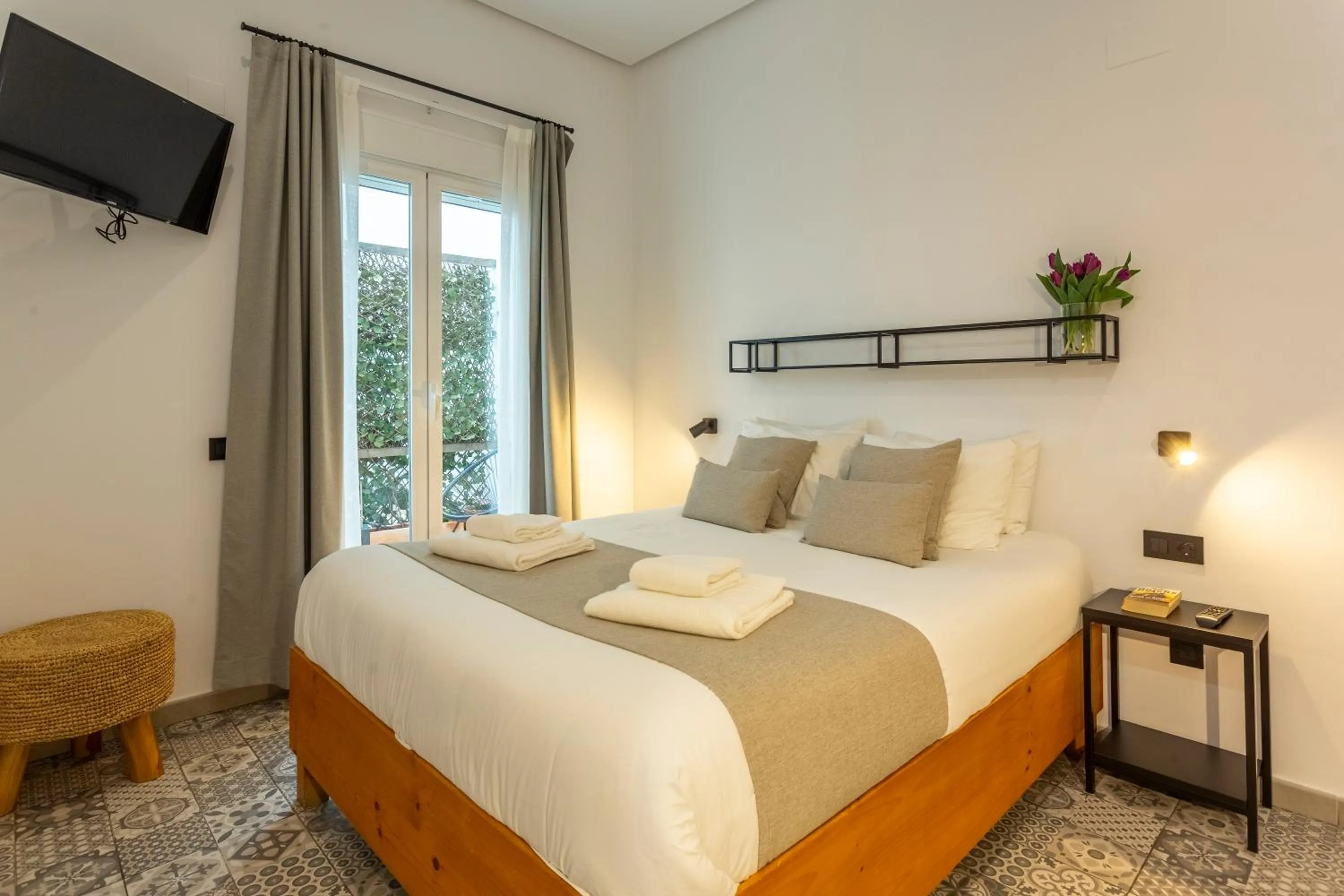 Patio, Bed in Zalamera BnB