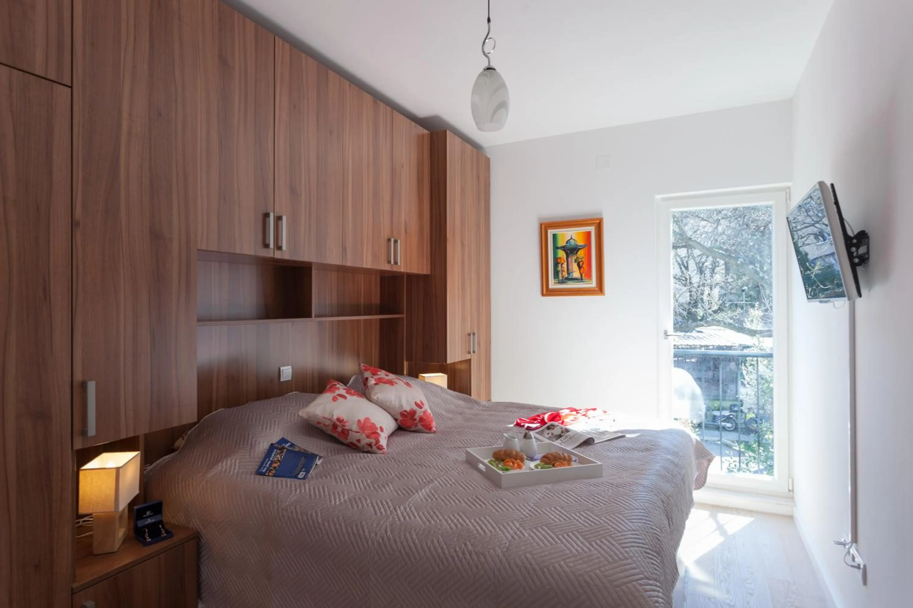 Bedroom, Bed in Sweet Dream Apartment
