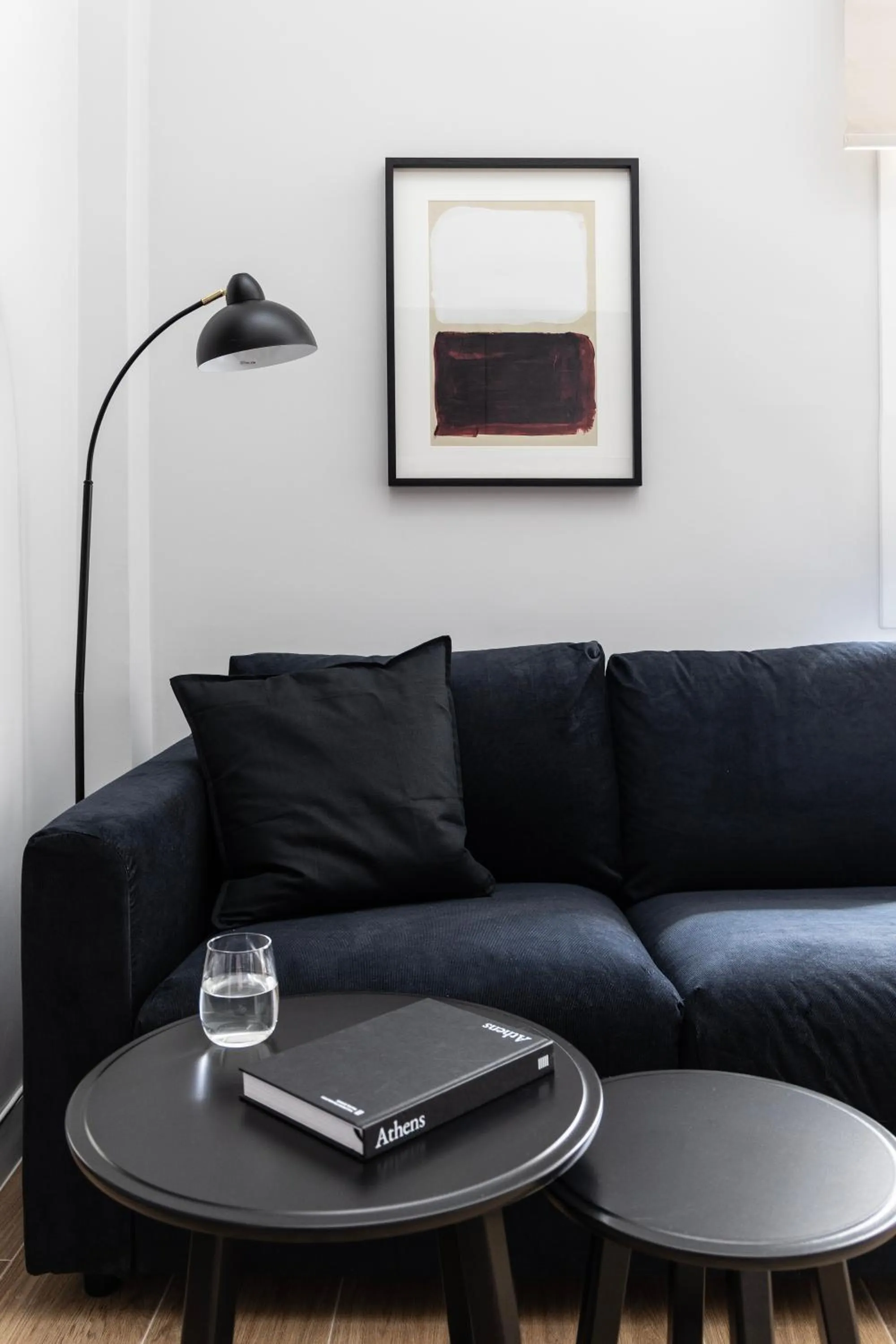 Living room in Elliot Petralona, Athens