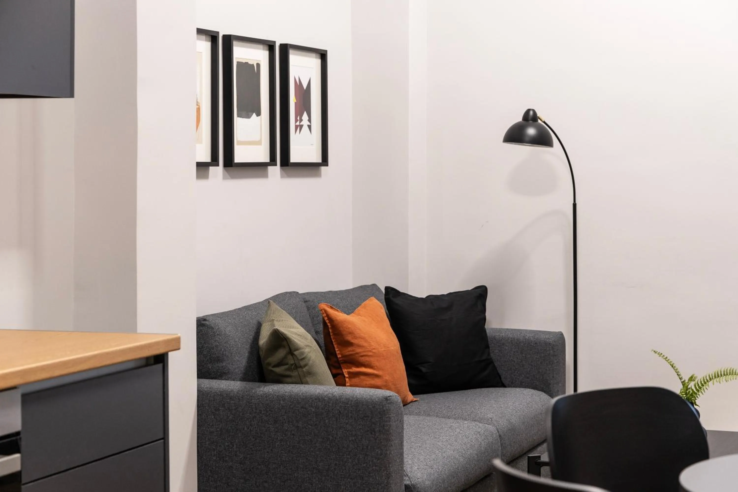 Living room in Elliot Petralona, Athens