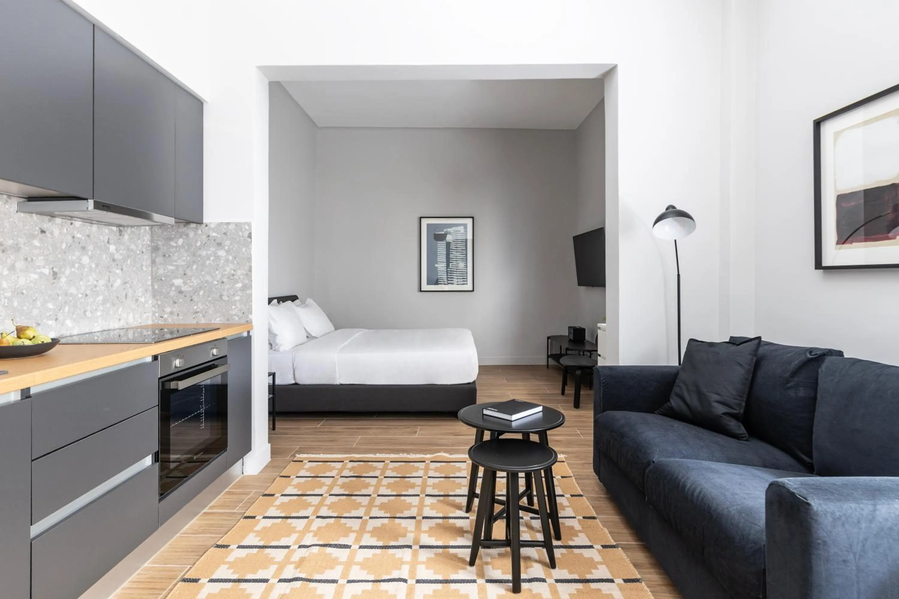 Bedroom, Bed in Elliot Petralona, Athens