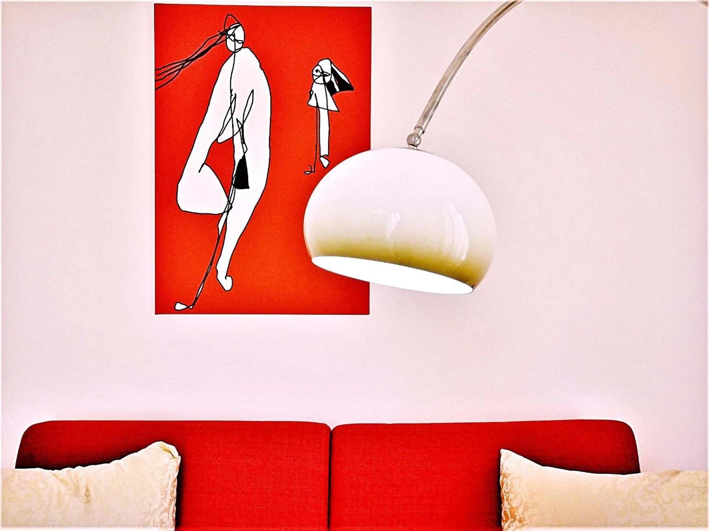 Living room in Palazzo Rodio