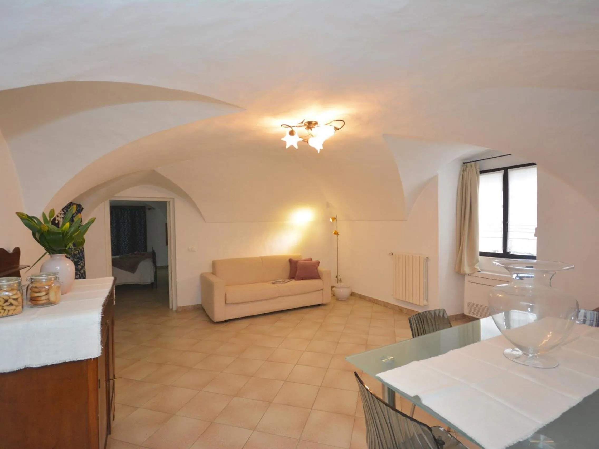 Seating area in Palazzo Rodio