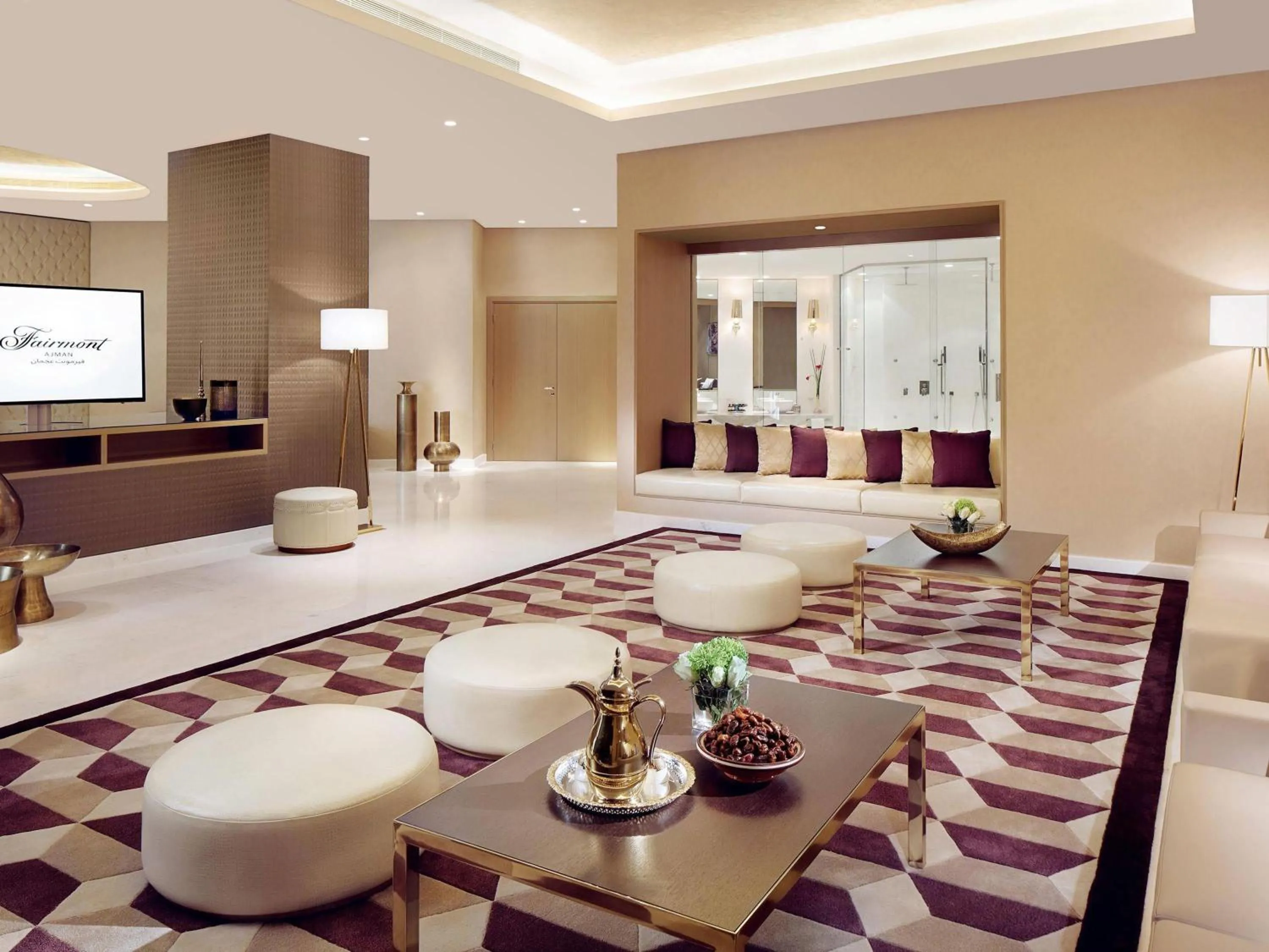Bedroom, Bed in Fairmont Ajman