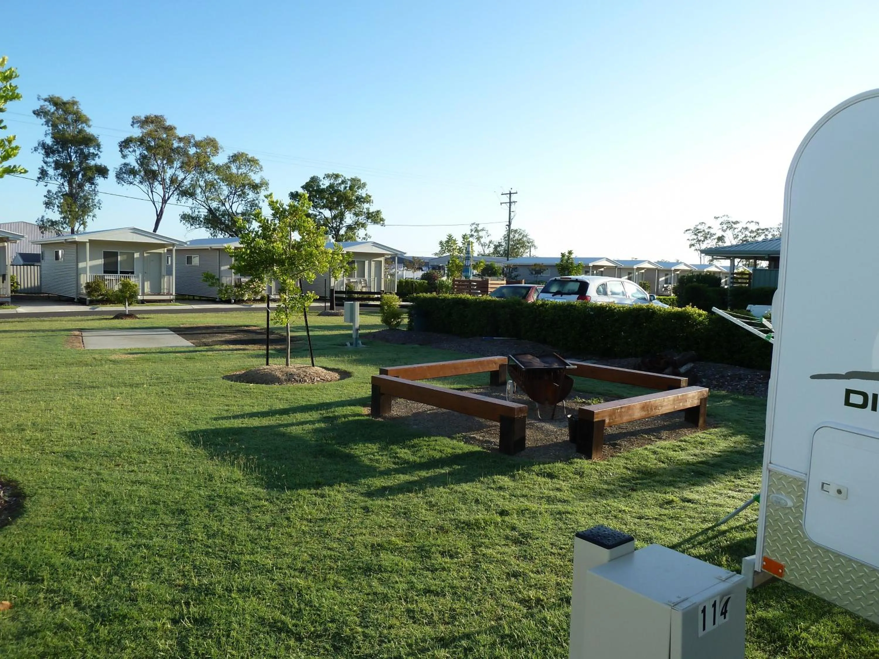 Area and facilities in Chinchilla Tourist Park