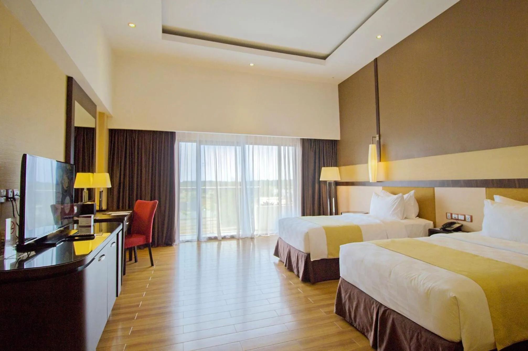 Bed in Grand Lagoi Hotel Bintan