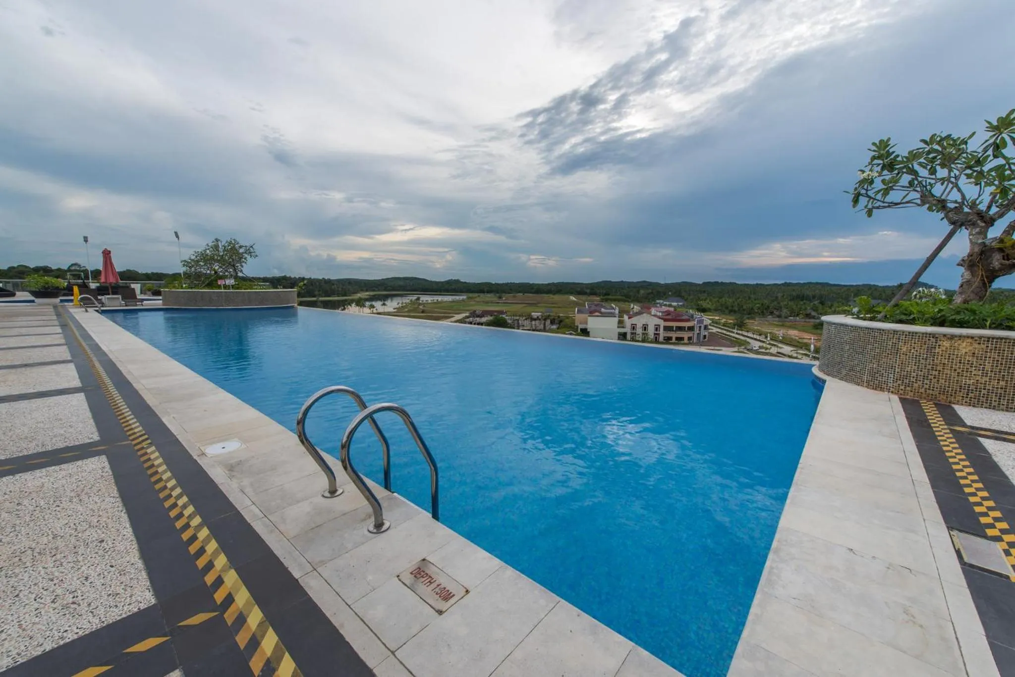Pool view in Grand Lagoi Hotel Bintan