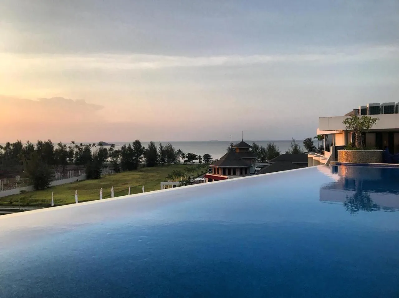 Pool view in Grand Lagoi Hotel Bintan