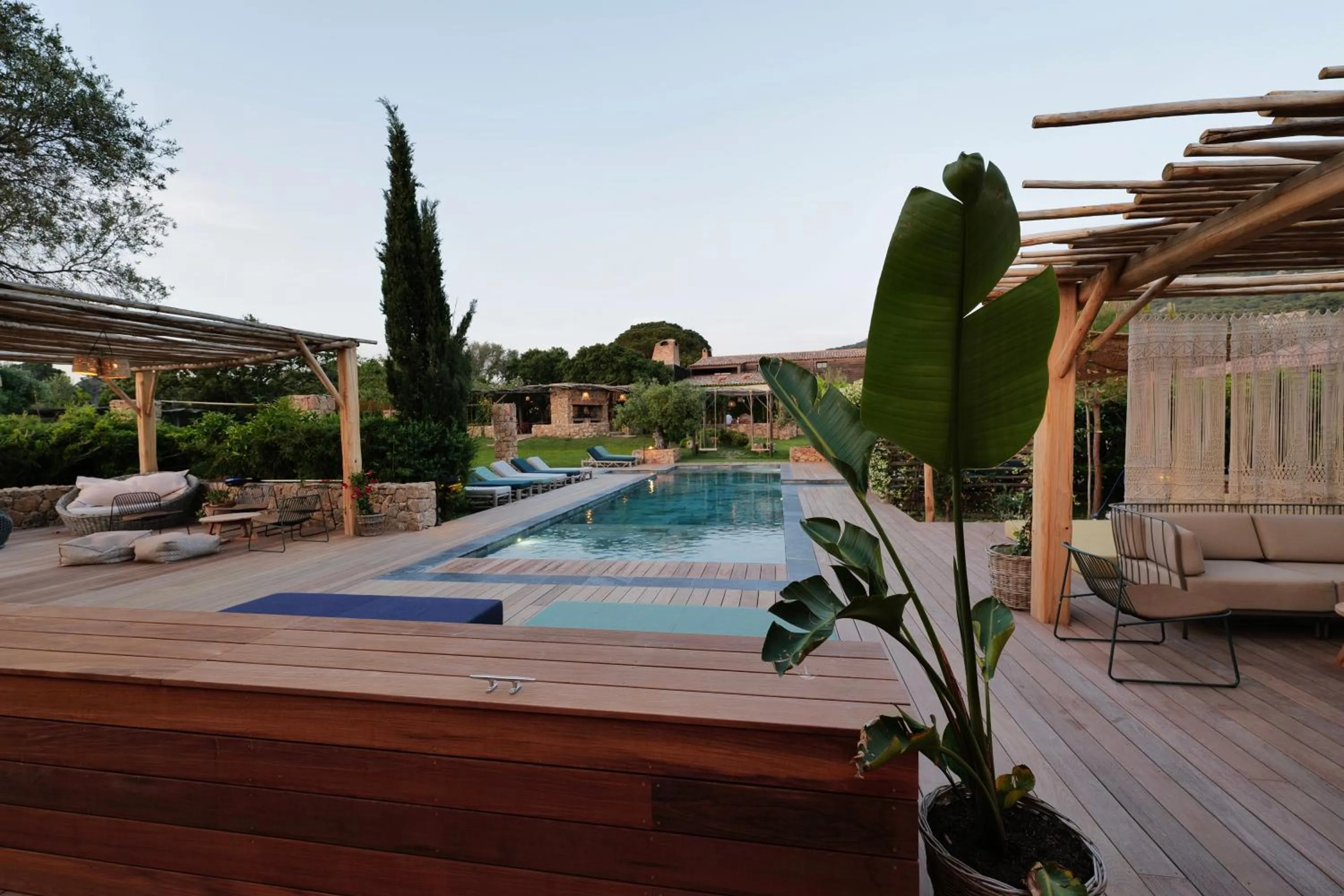Swimming pool in Domaine Pozzo di Mastri hôtel & spa