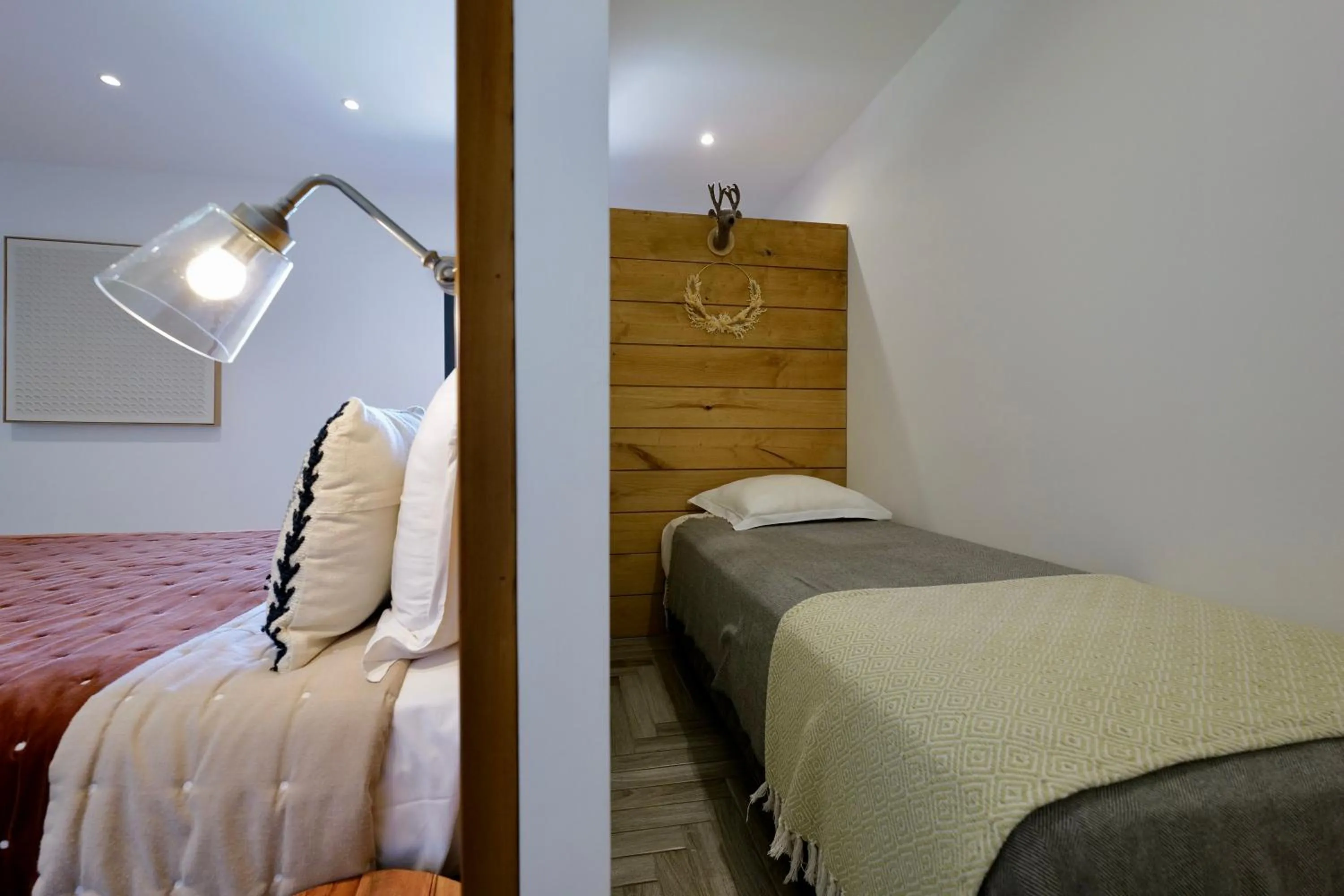 Bed in Domaine Pozzo di Mastri hôtel & spa