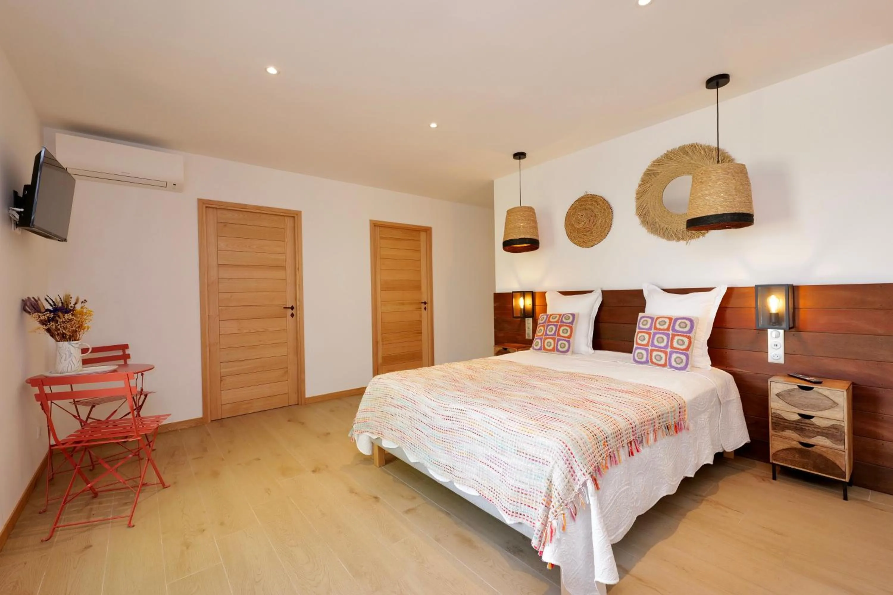 Bed in Domaine Pozzo di Mastri hôtel & spa