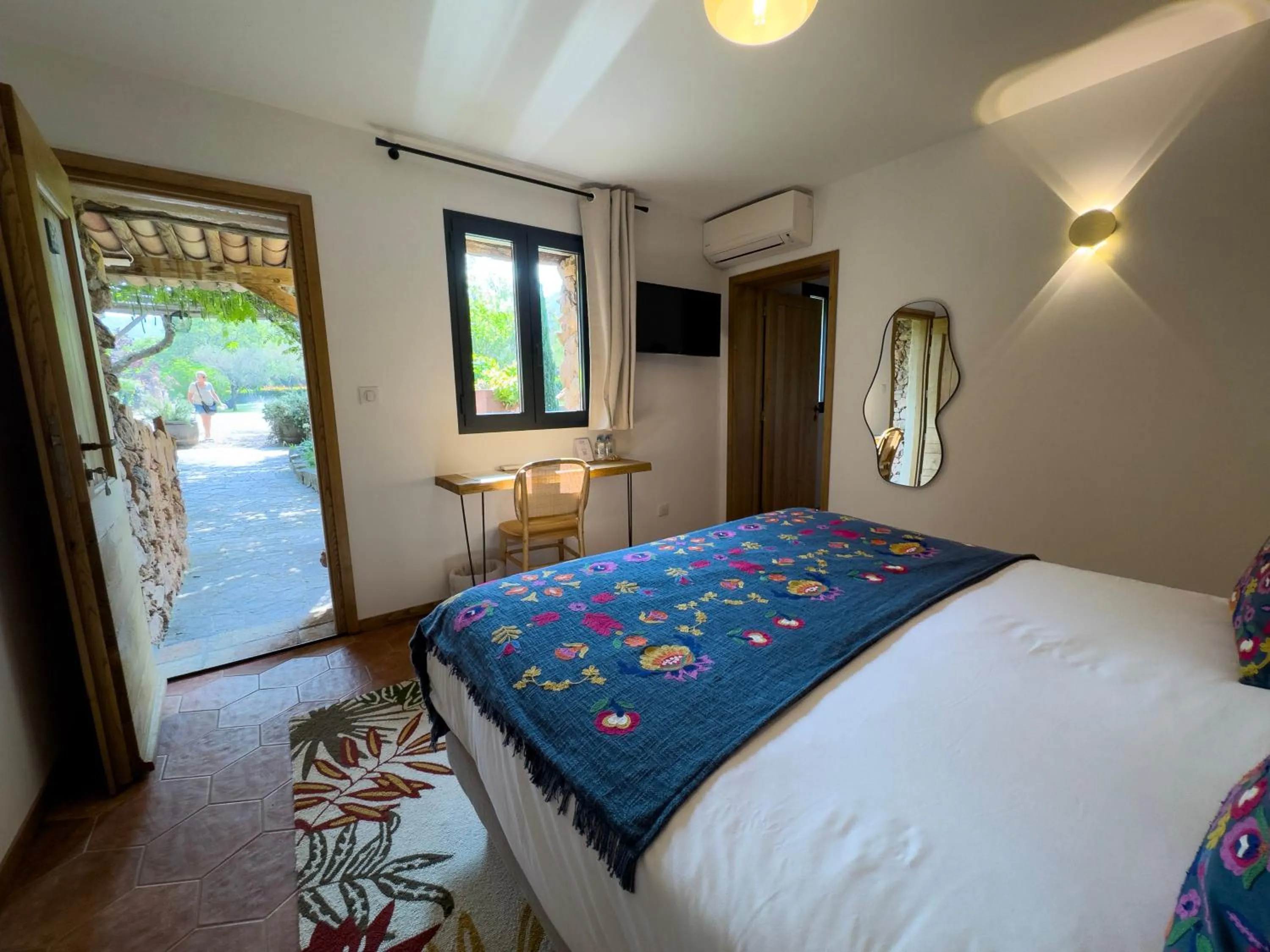 Bed in Domaine Pozzo di Mastri hôtel & spa