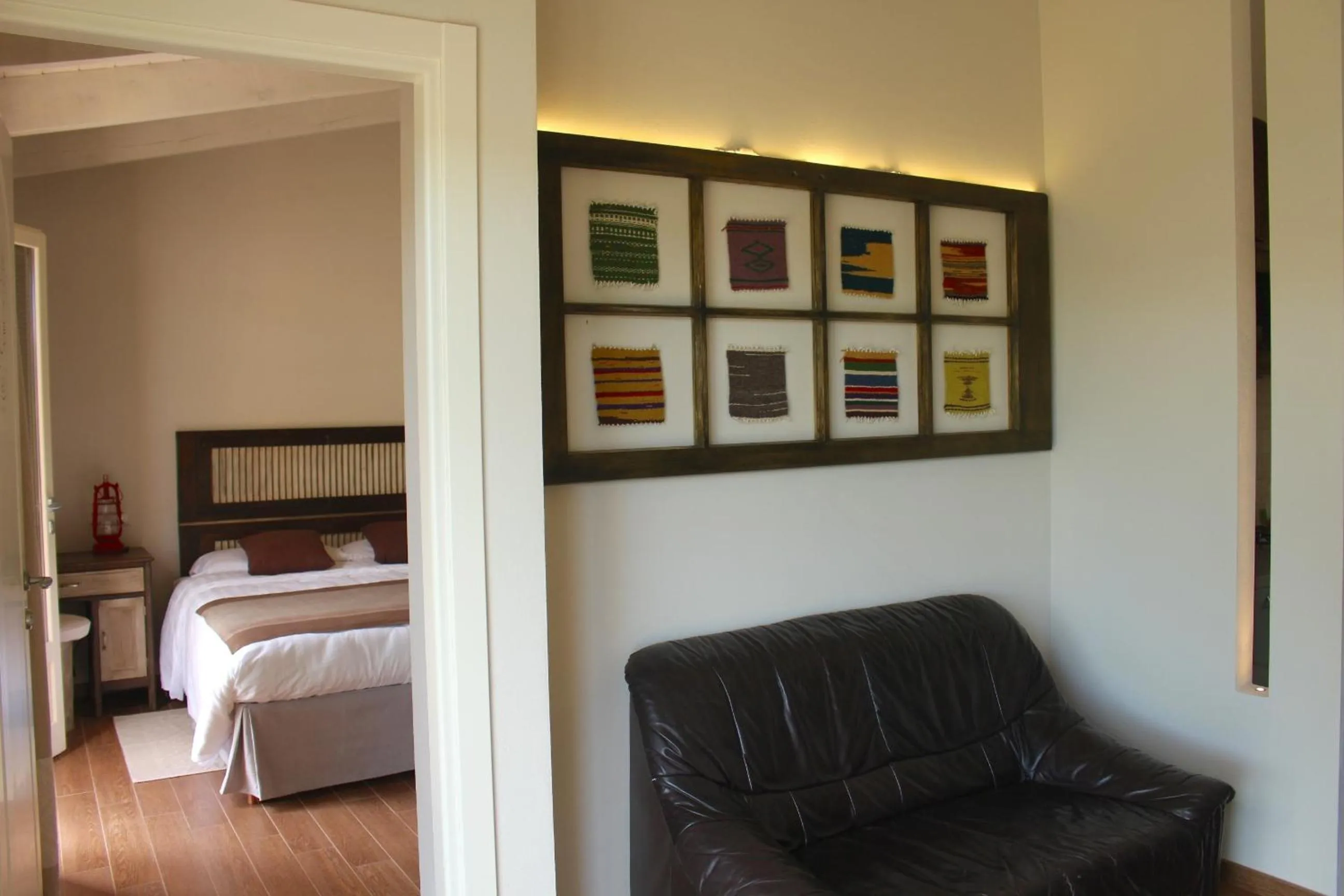 Living room, Bed in B&B Kapì Country